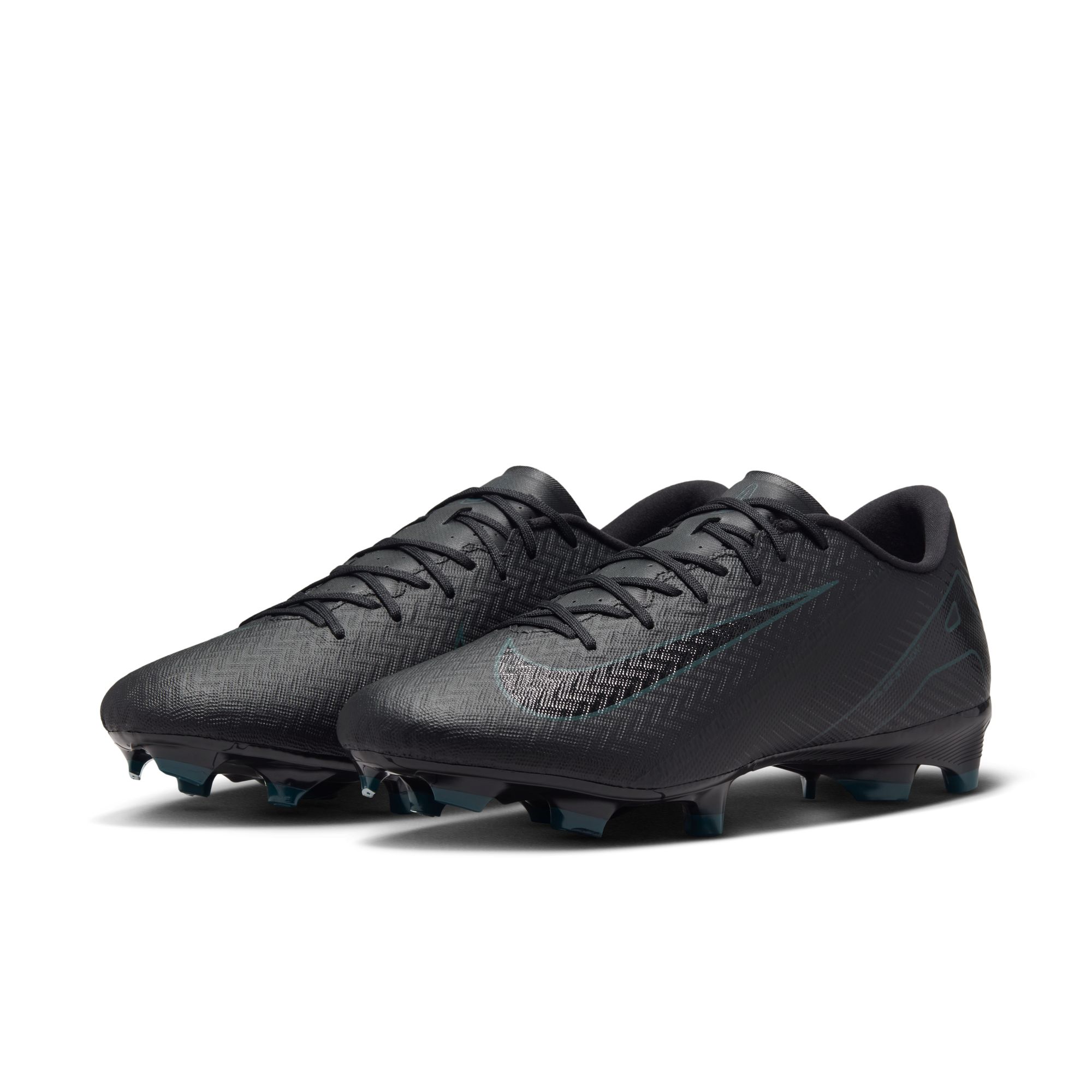 NIKE ZOOM VAPOR 16 ACADEMY FG/MG BLACK/BLACK-DEEP JUNGLE – Bild 3