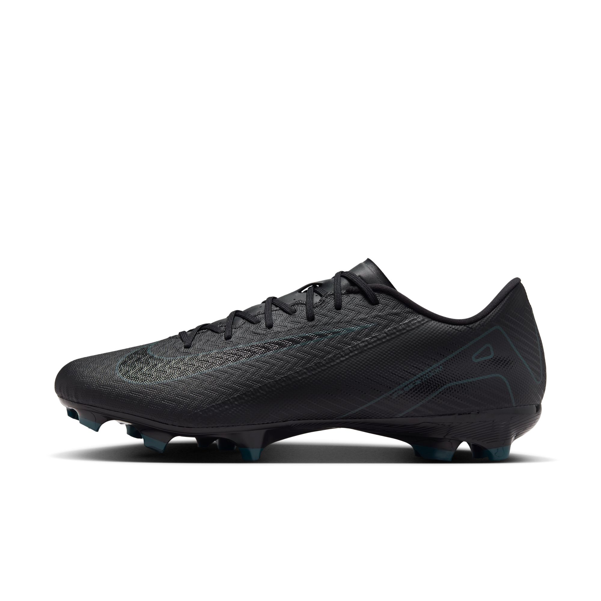NIKE ZOOM VAPOR 16 ACADEMY FG/MG BLACK/BLACK-DEEP JUNGLE – Bild 5