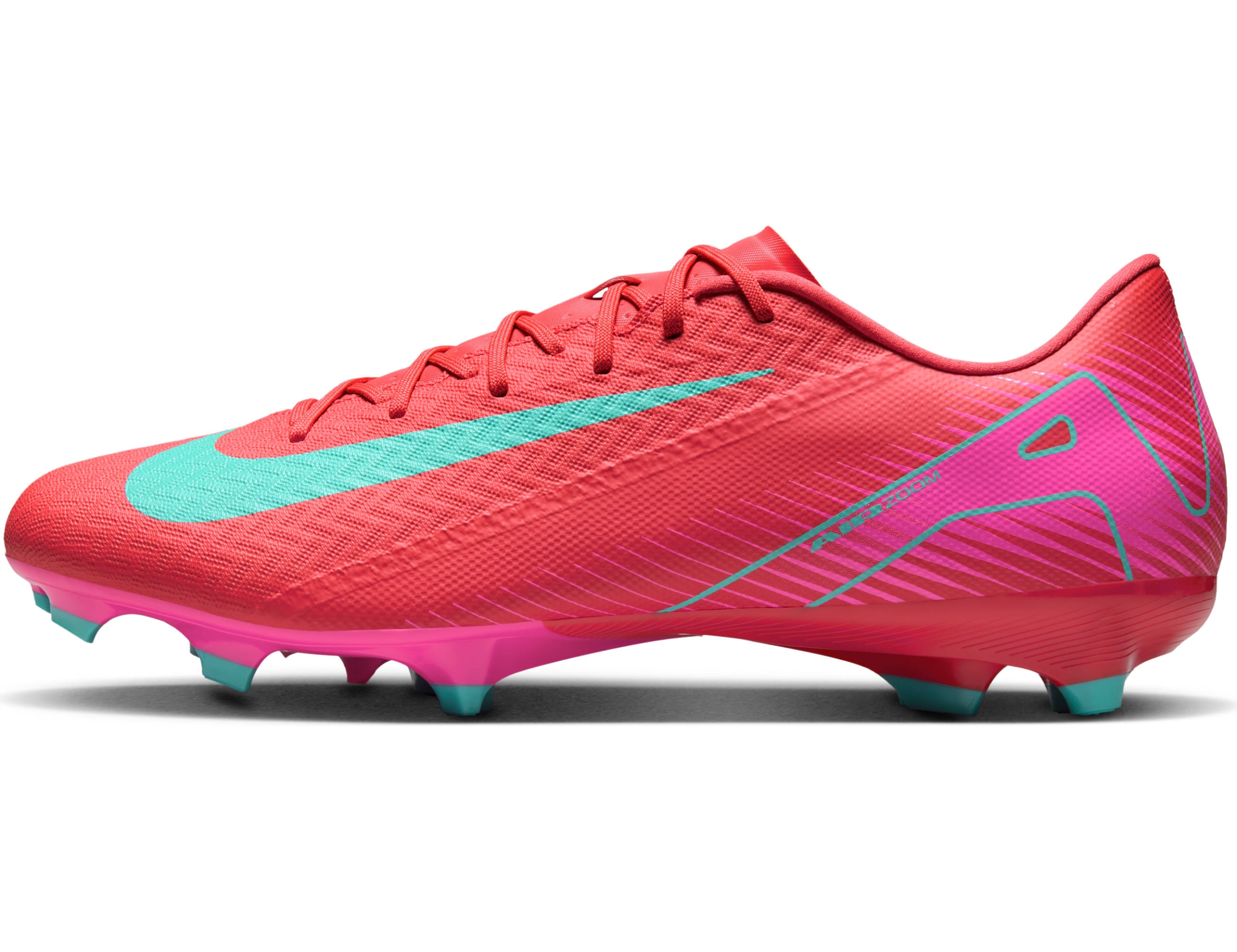 NIKE ZOOM VAPOR 16 ACADEMY FG/MG EMBER GLOW/AURORA GREEN – Bild 4