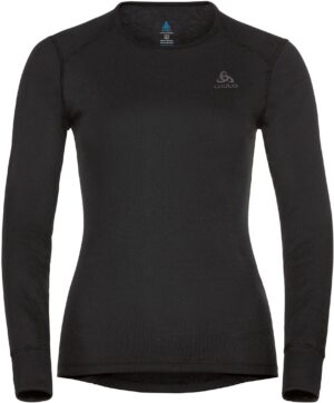 ODLO BL TOP crew neck l/s ACTIVE WA BLACK