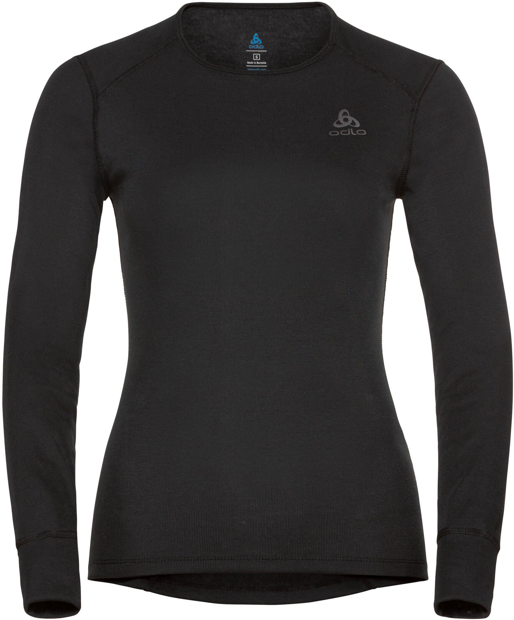 ODLO BL TOP crew neck l/s ACTIVE WA BLACK