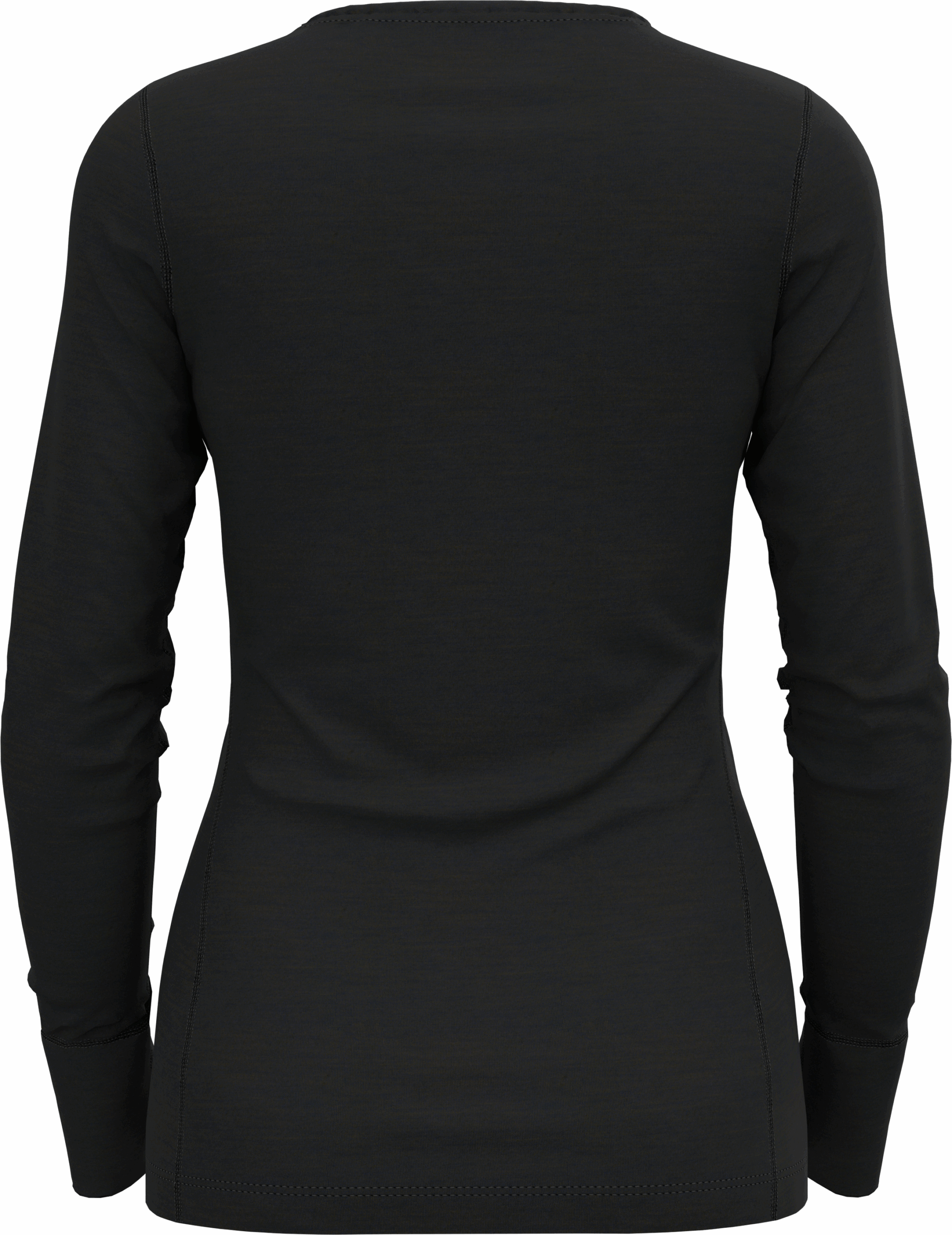ODLO BL TOP crew neck l/s MERINO 20 BLACK – Bild 2
