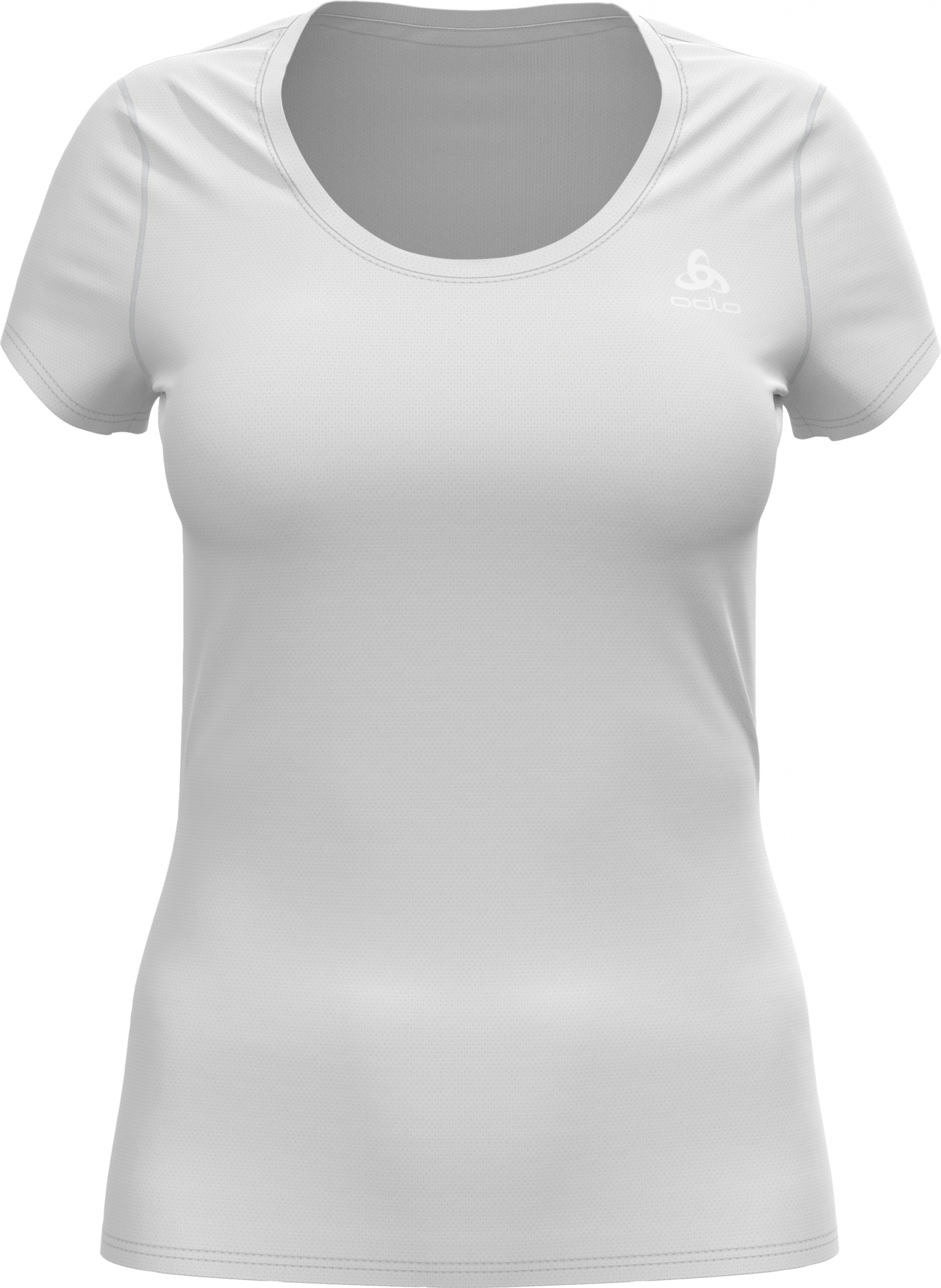 ODLO BL TOP CREW NECK S/S ACTIVE F- WHITE