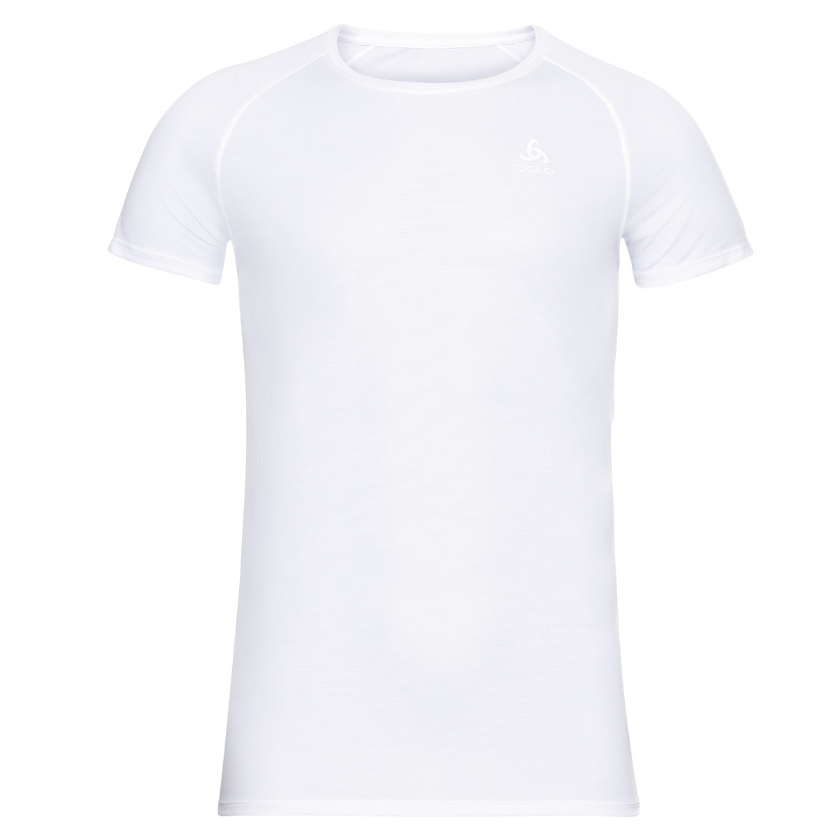 ODLO BL TOP CREW NECK S/S ACTIVE F- WHITE