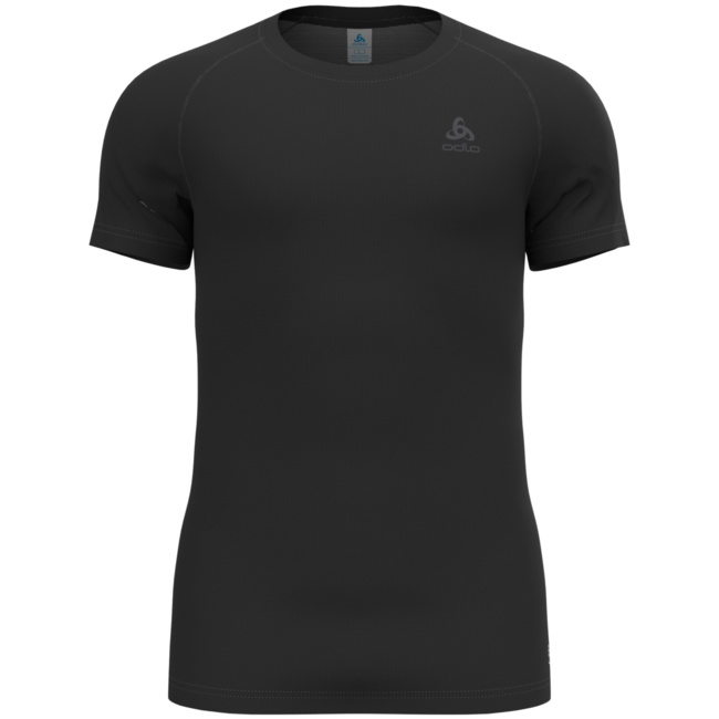 ODLO BL TOP CREW NECK S/S ACTIVE F- BLACK