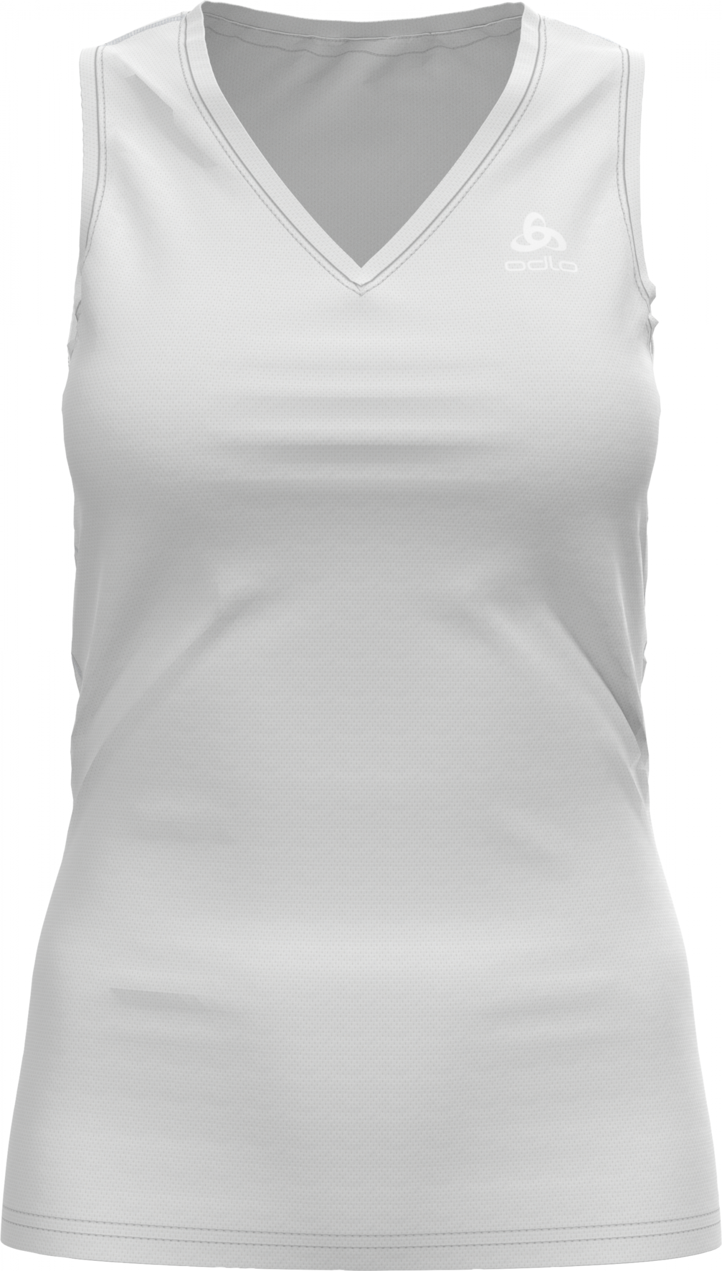 ODLO BL TOP V-NECK SINGLET ACTIVE F WHITE