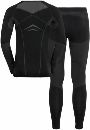 ODLO Set long FUNDAMENTALS PERFORMA BLACK - ODLO GRAPHITE GREY