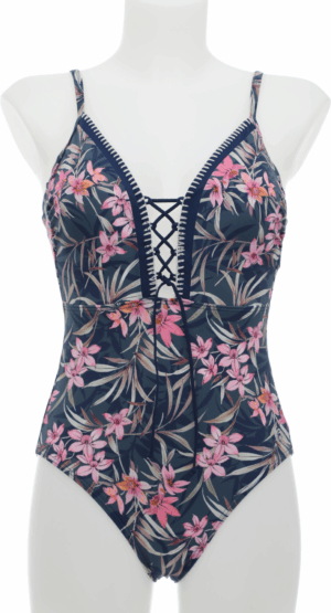 OLYMPIA Badeanzug NACHTBLAU/PINK