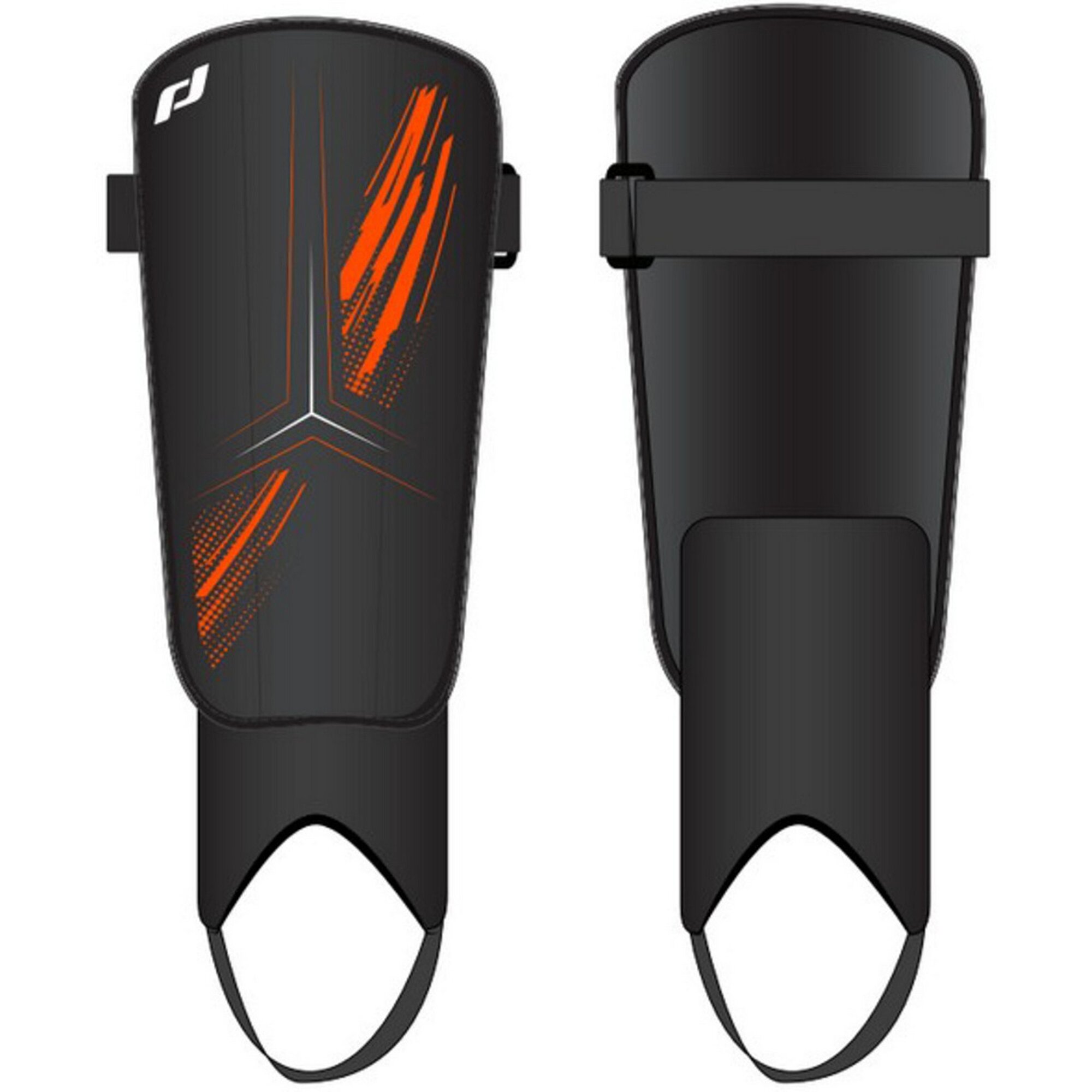 PRO TOUCH Schienb-Schütz. Force 100 FS BLACK/ORANGE/WHITE