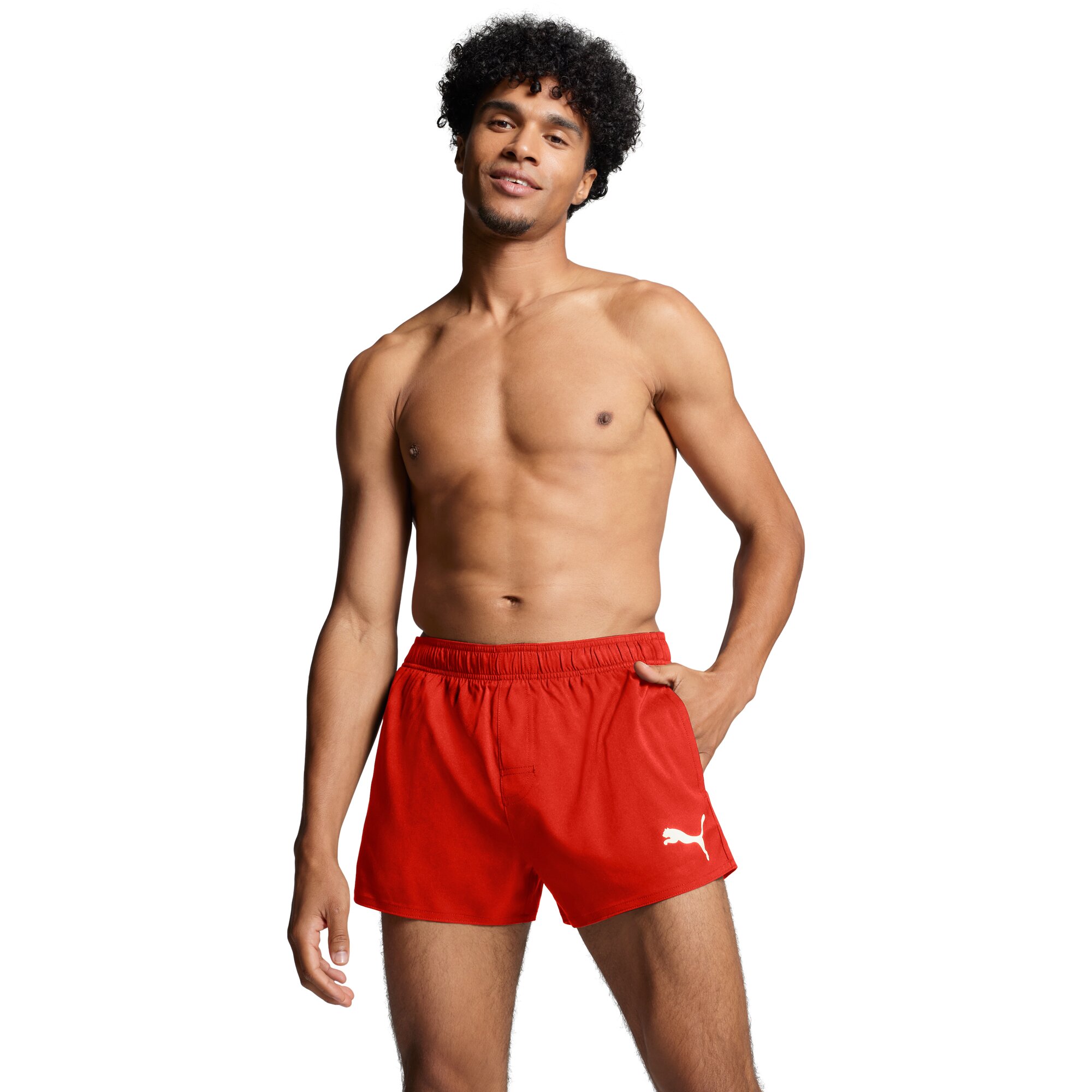 PUMA PUMA SWIM MEN SHORT SHORTS 1P RED – Bild 3
