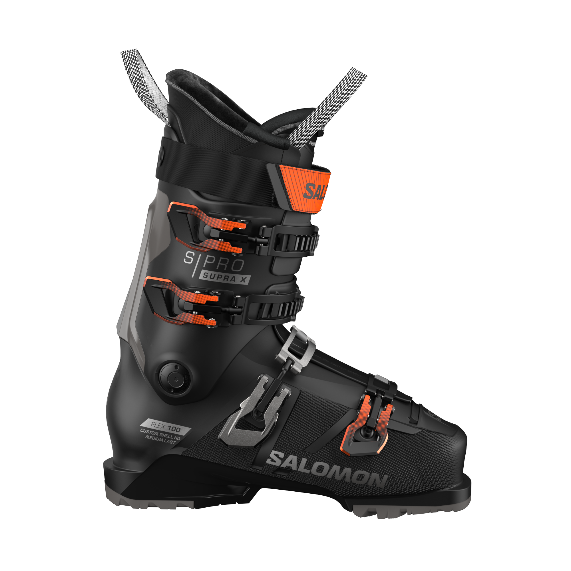 SALOMON ALP. BOOTS S/PRO SUPRA X100 GW BLACK/DARK GREY /ORANGE