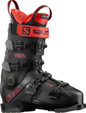 SALOMON ALP. BOOTS S/PRO X100 GW Bk/Red Met BLACK/RED METAL/BELLUGA