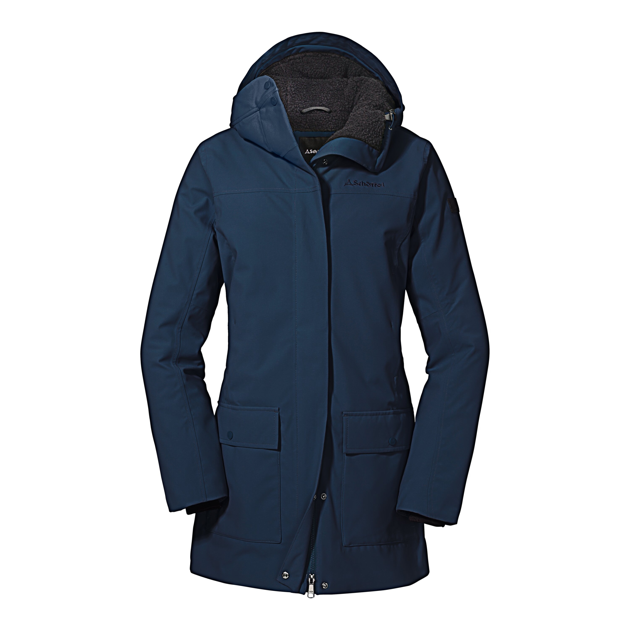 SCHÖFFEL Ins. Parka Rotterdam L NAVY BLAZER