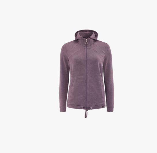 SCHNEIDER SPORTSWEAR MATHILDAW-HOODIE VINTAGEROSE-MELIERT