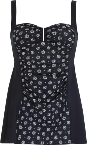 SUNMARIN Badekleid SCHWARZ/WEISS