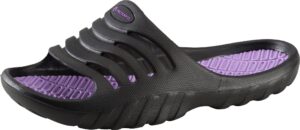 TECNOPRO Ki.-Badesandalen Pamplona SCHWARZ/LILA