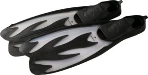 TECNOPRO Ki.-Flosse F5 TRANSPARENT/BLACK