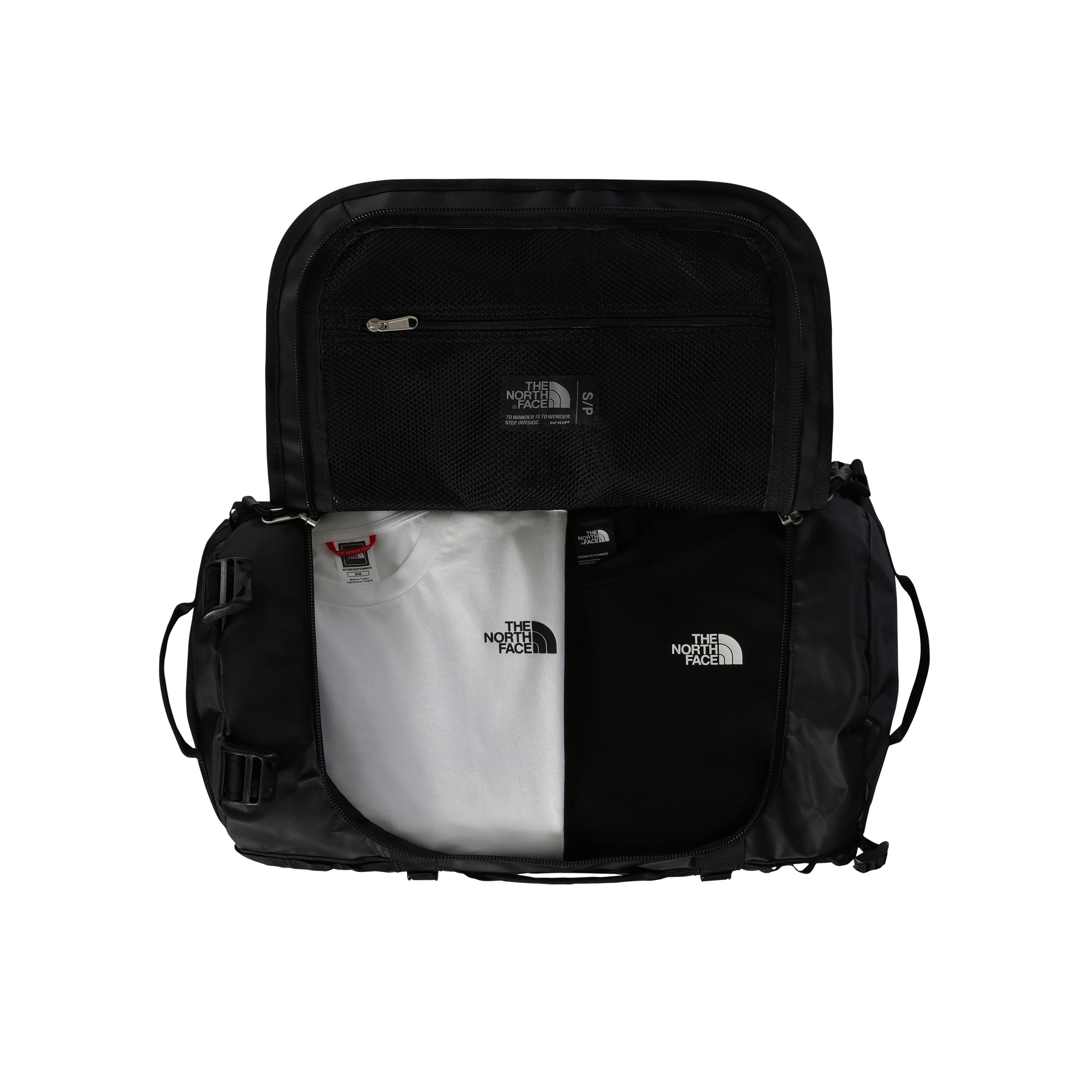 THE NORTH FACE BASE CAMP DUFFEL - S TNF BLACK-TNF WHITE-NPF – Bild 2
