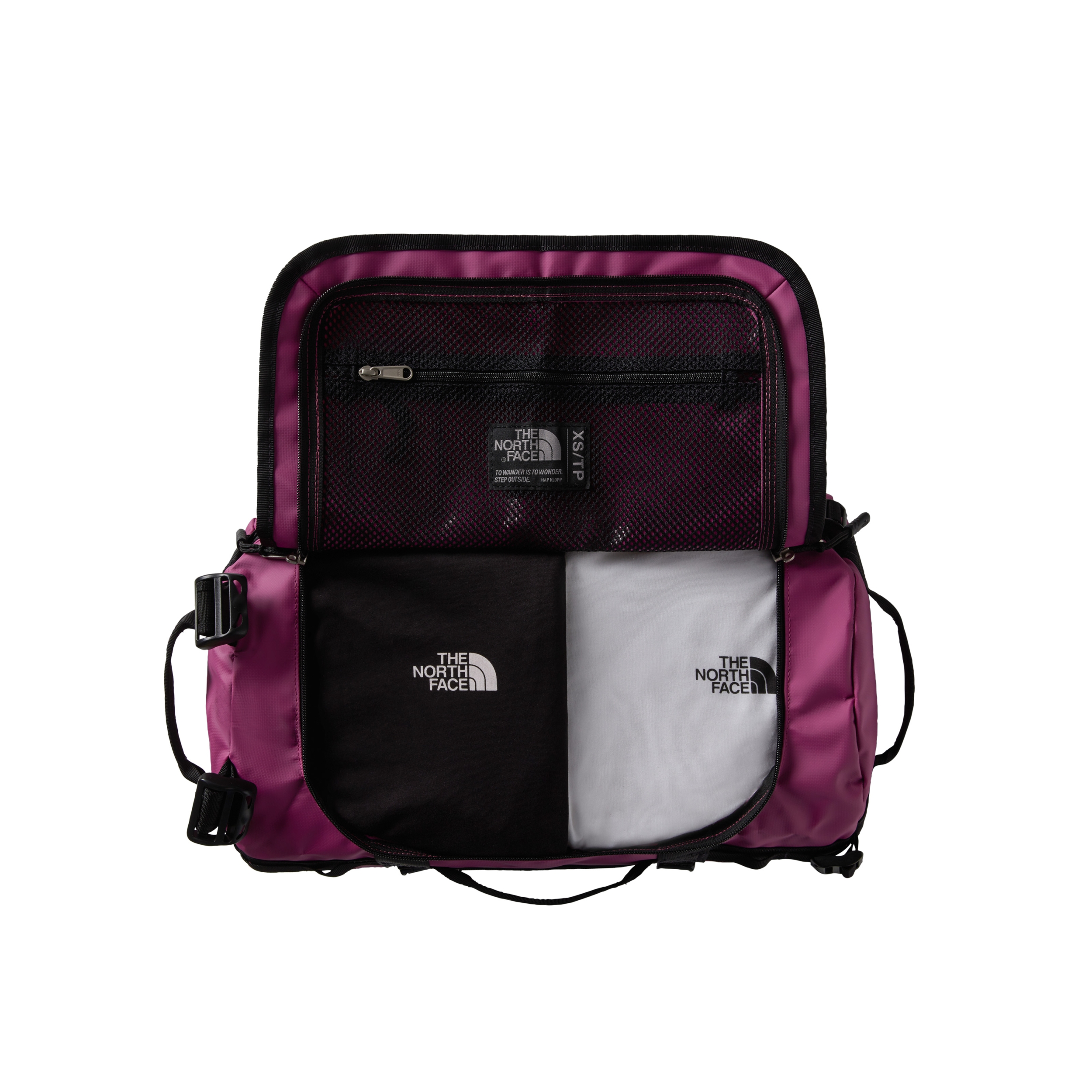 THE NORTH FACE BASE CAMP DUFFEL - XS CYBER BERRY-TNF BLACK – Bild 3