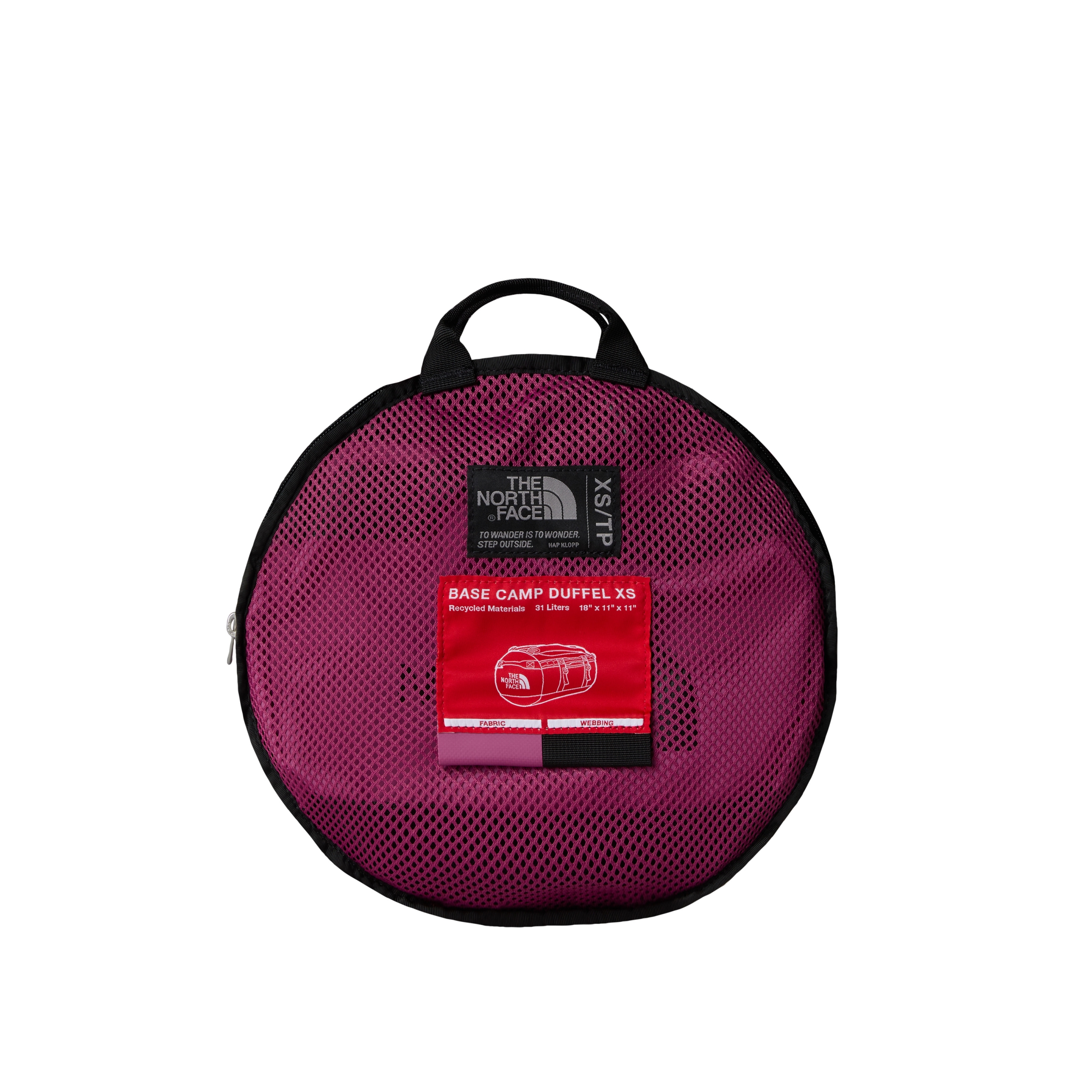 THE NORTH FACE BASE CAMP DUFFEL - XS CYBER BERRY-TNF BLACK – Bild 6