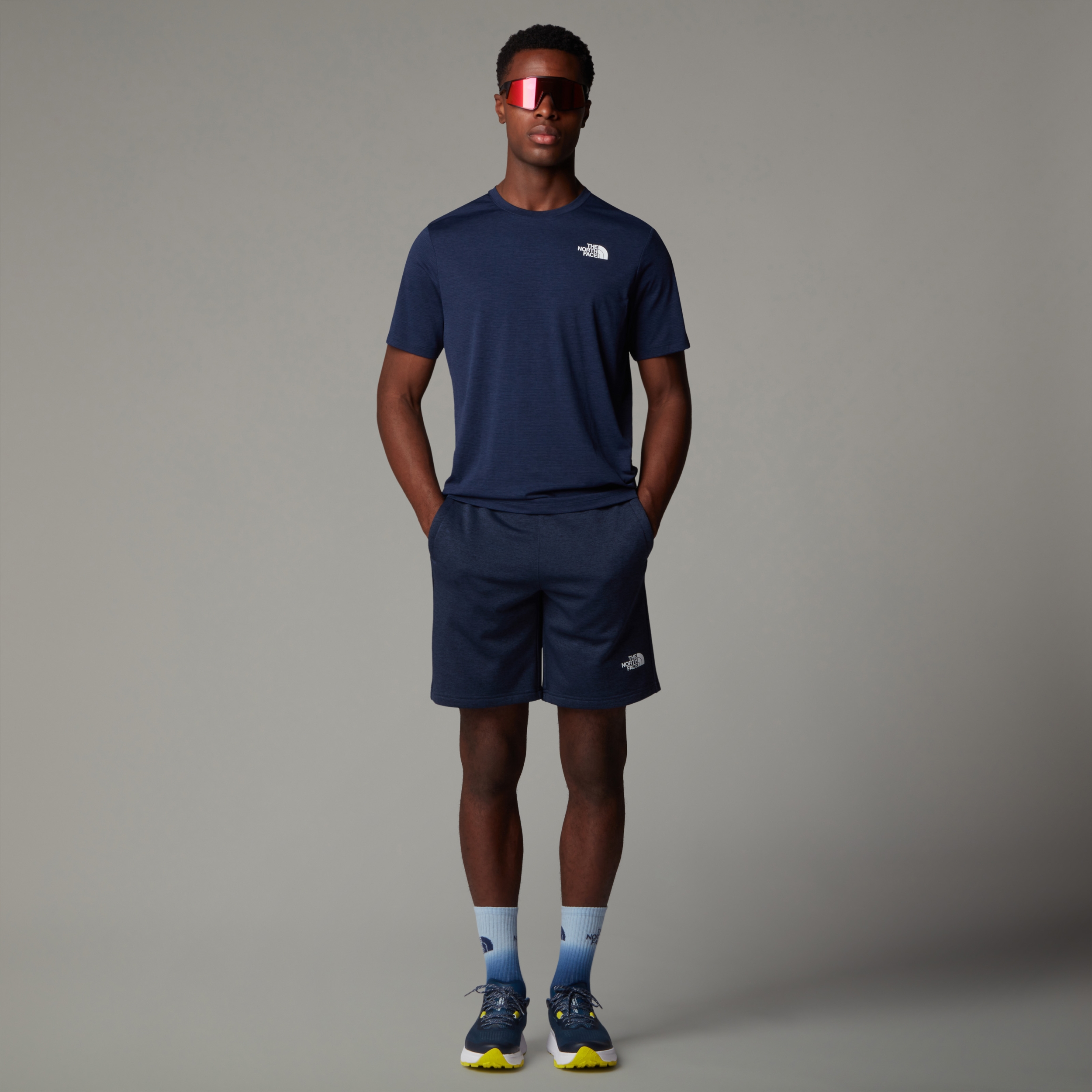 THE NORTH FACE M 24/7 S/S TEE REG SUMMIT NAVY DARK HEATHER – Bild 5