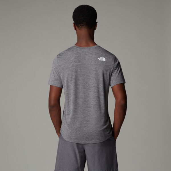 THE NORTH FACE M 24/7 S/S TEE REG TNF MEDIUM GREY HEATHER – Bild 4