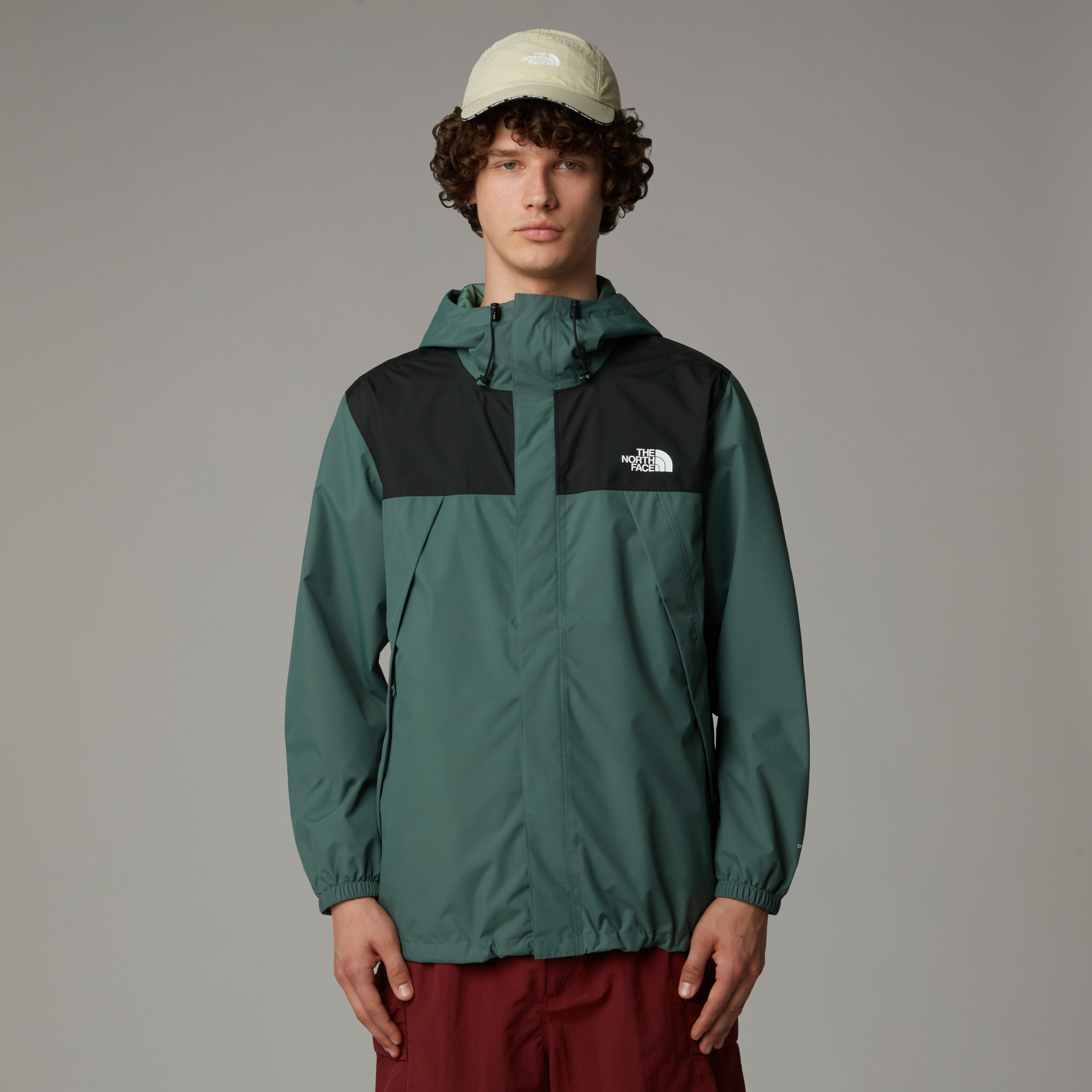 THE NORTH FACE M ANTORA JACKET DUCK GREEN/TNF BLACK – Bild 3