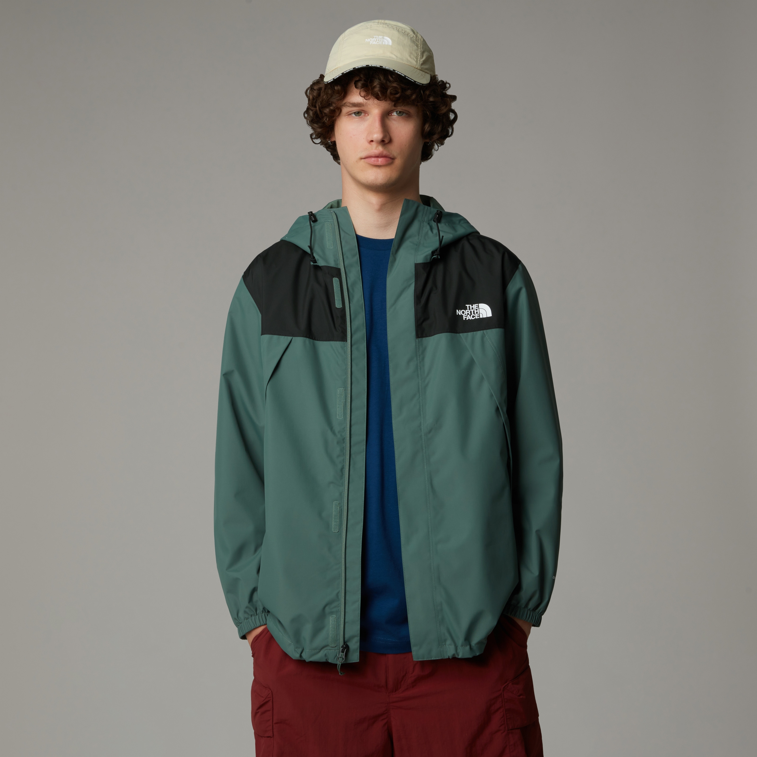 THE NORTH FACE M ANTORA JACKET DUCK GREEN/TNF BLACK – Bild 6