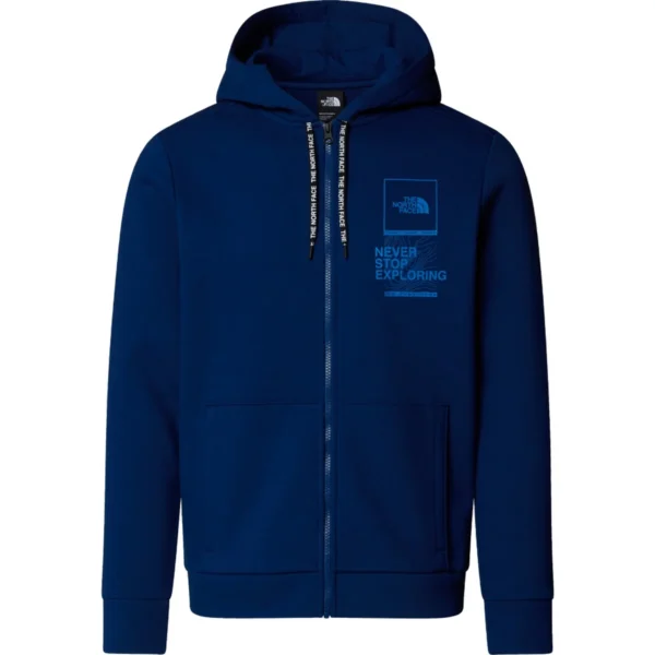 THE NORTH FACE M BLANCA PEAK FZ HOODIE ESTATE BLUE