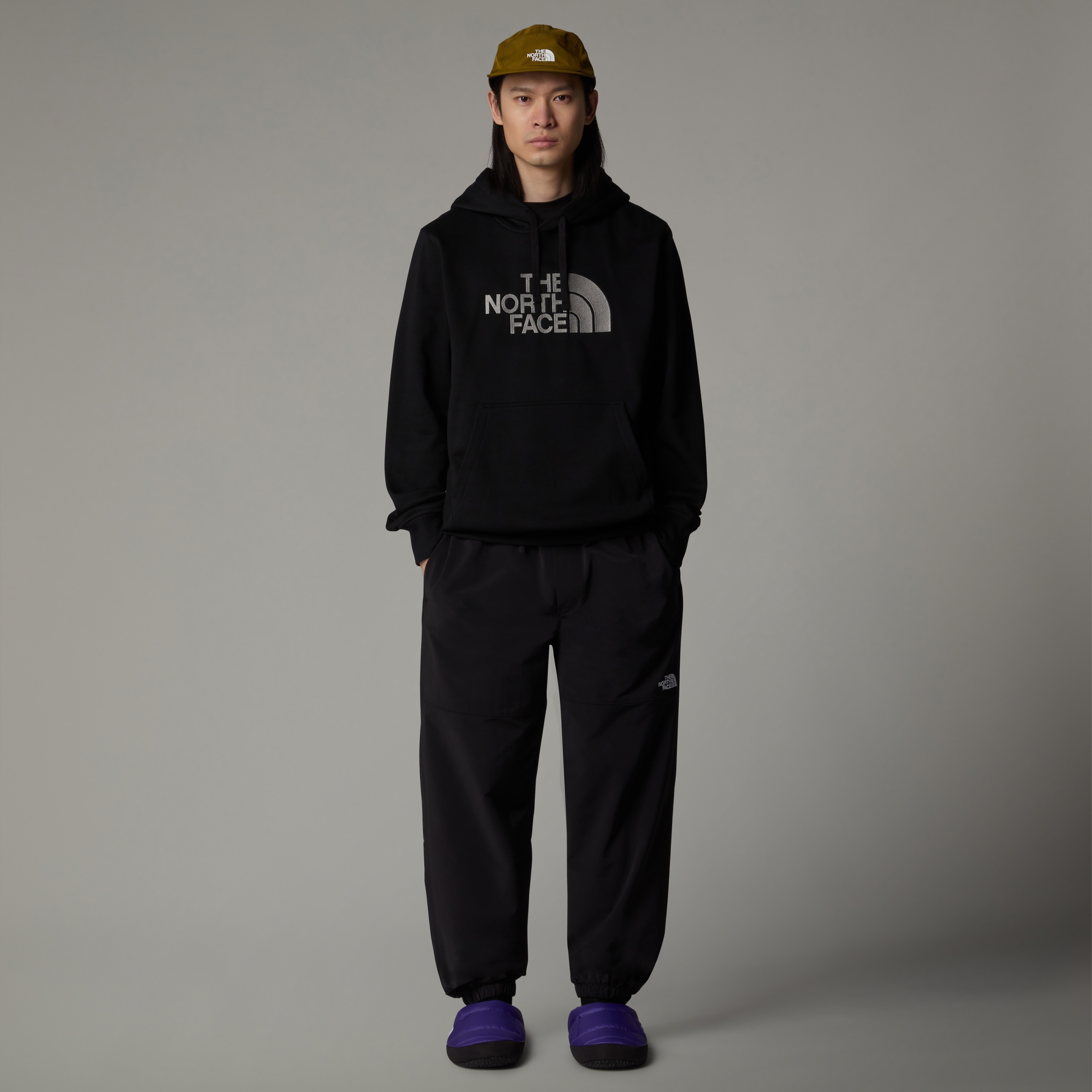 THE NORTH FACE M DREW PEAK PULLOVER HOODIE TNF BLACK – Bild 2