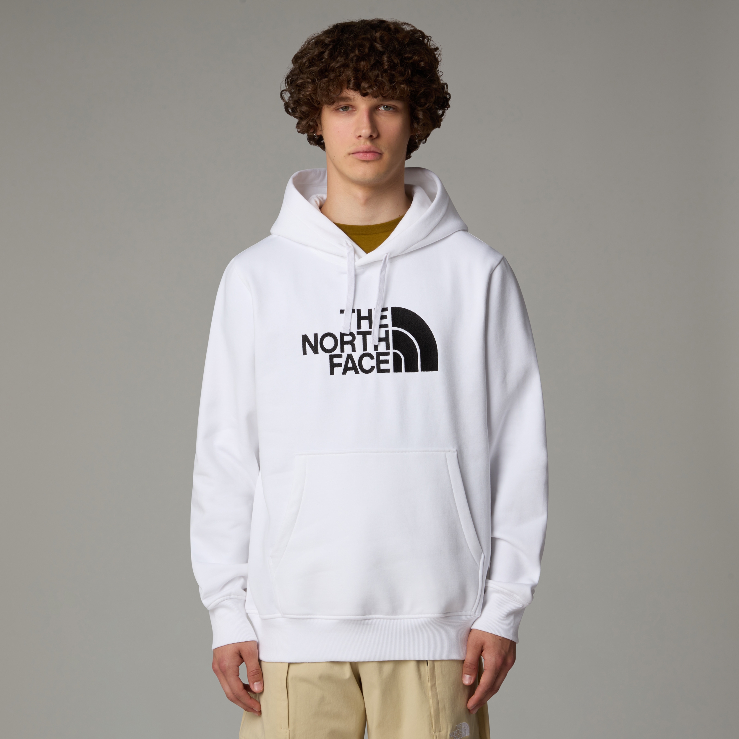 THE NORTH FACE M DREW PEAK PULLOVER HOODIE TNF WHITE/TNF BLACK