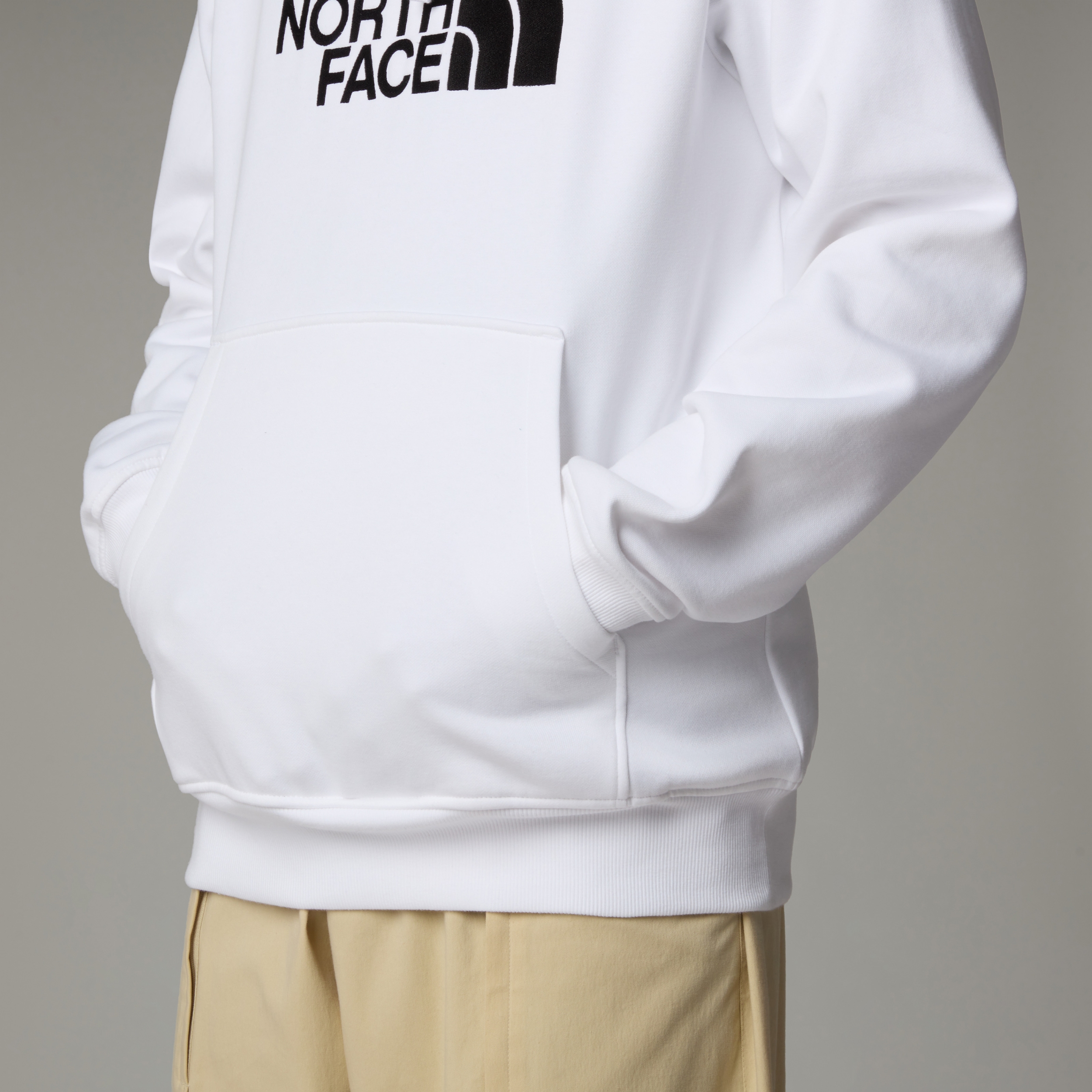 THE NORTH FACE M DREW PEAK PULLOVER HOODIE TNF WHITE/TNF BLACK – Bild 5