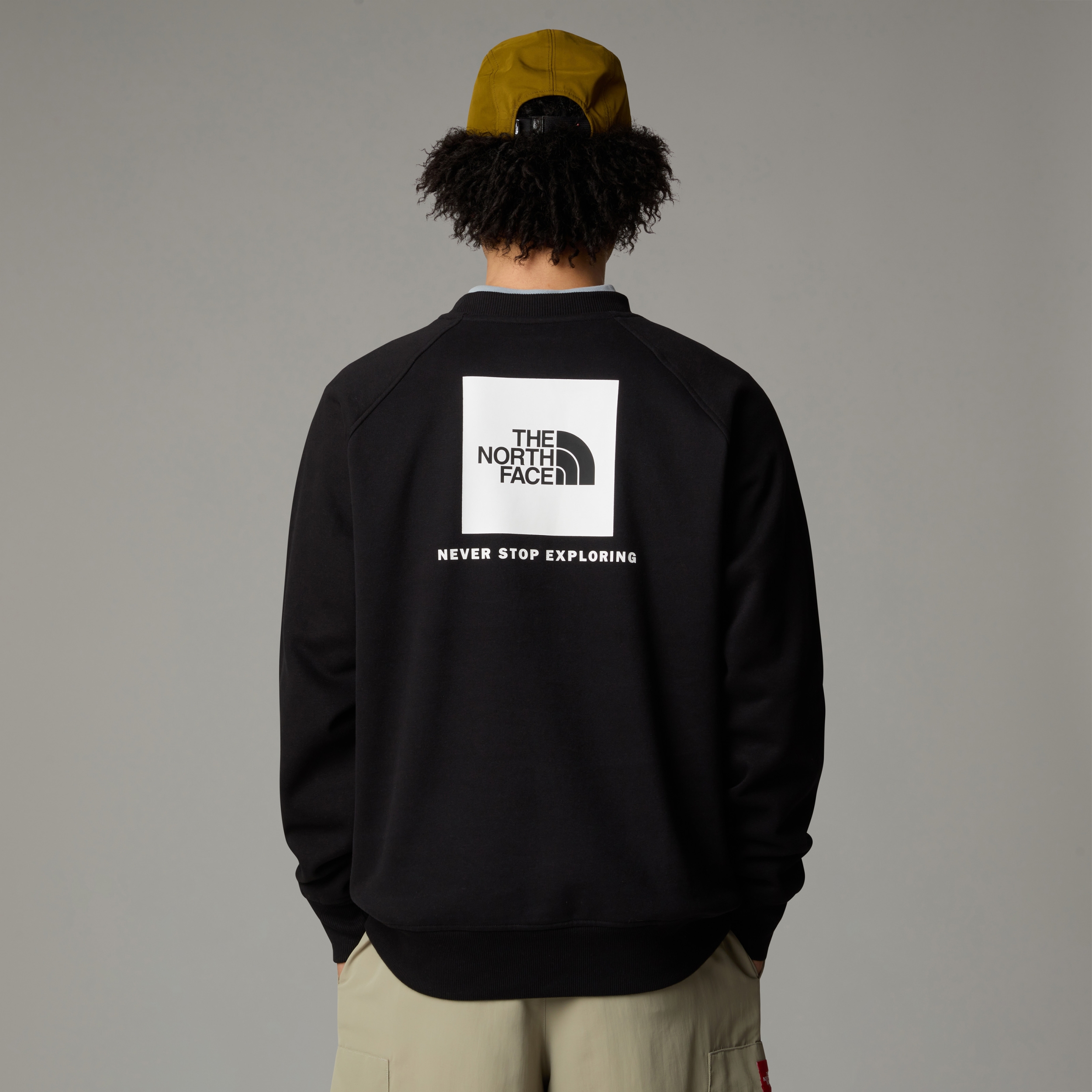 THE NORTH FACE M RAGLAN BOX NSE CREW TNF BLACK