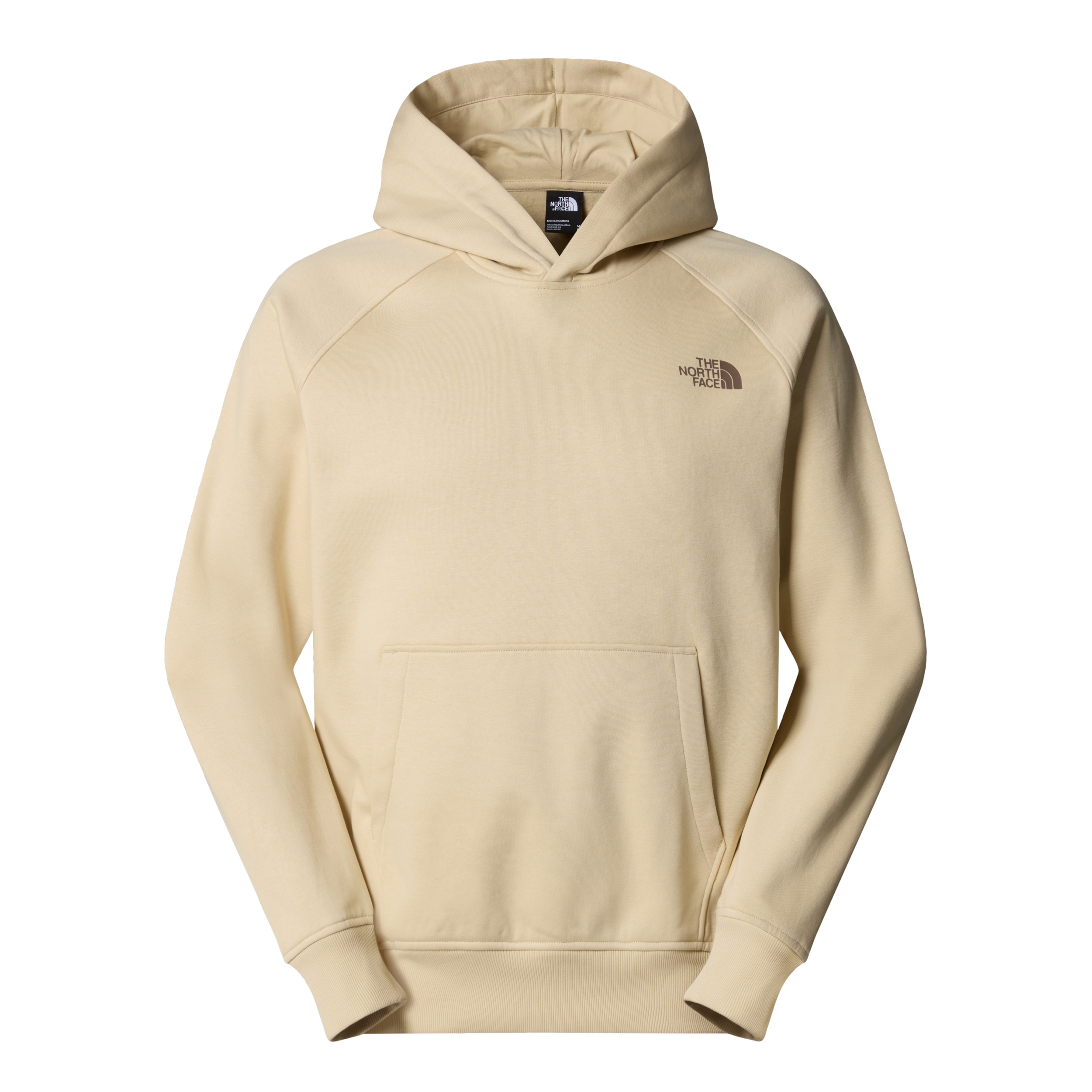 THE NORTH FACE M RAGLAN BOX NSE HOODIE GRAVEL/SMOKEY BROWN