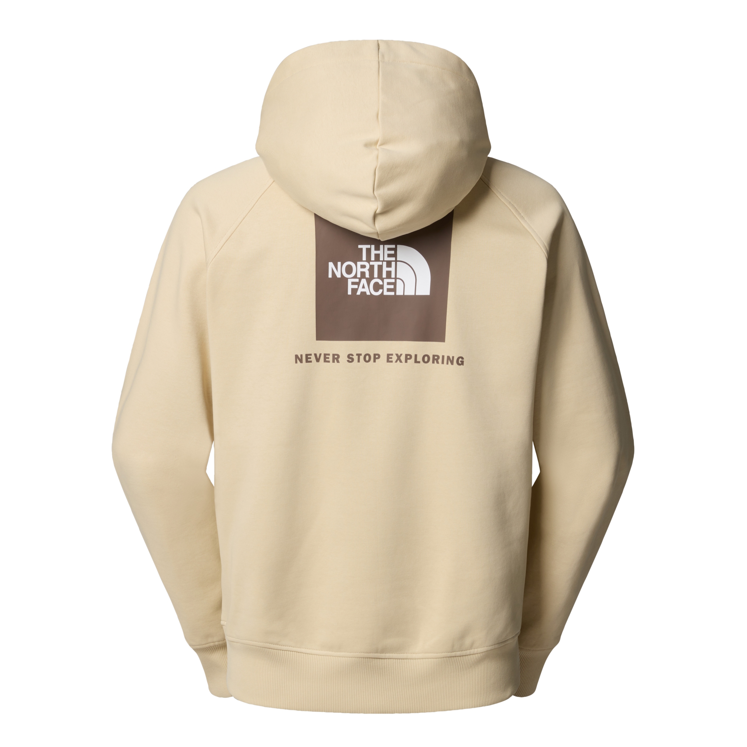 THE NORTH FACE M RAGLAN BOX NSE HOODIE GRAVEL/SMOKEY BROWN – Bild 2
