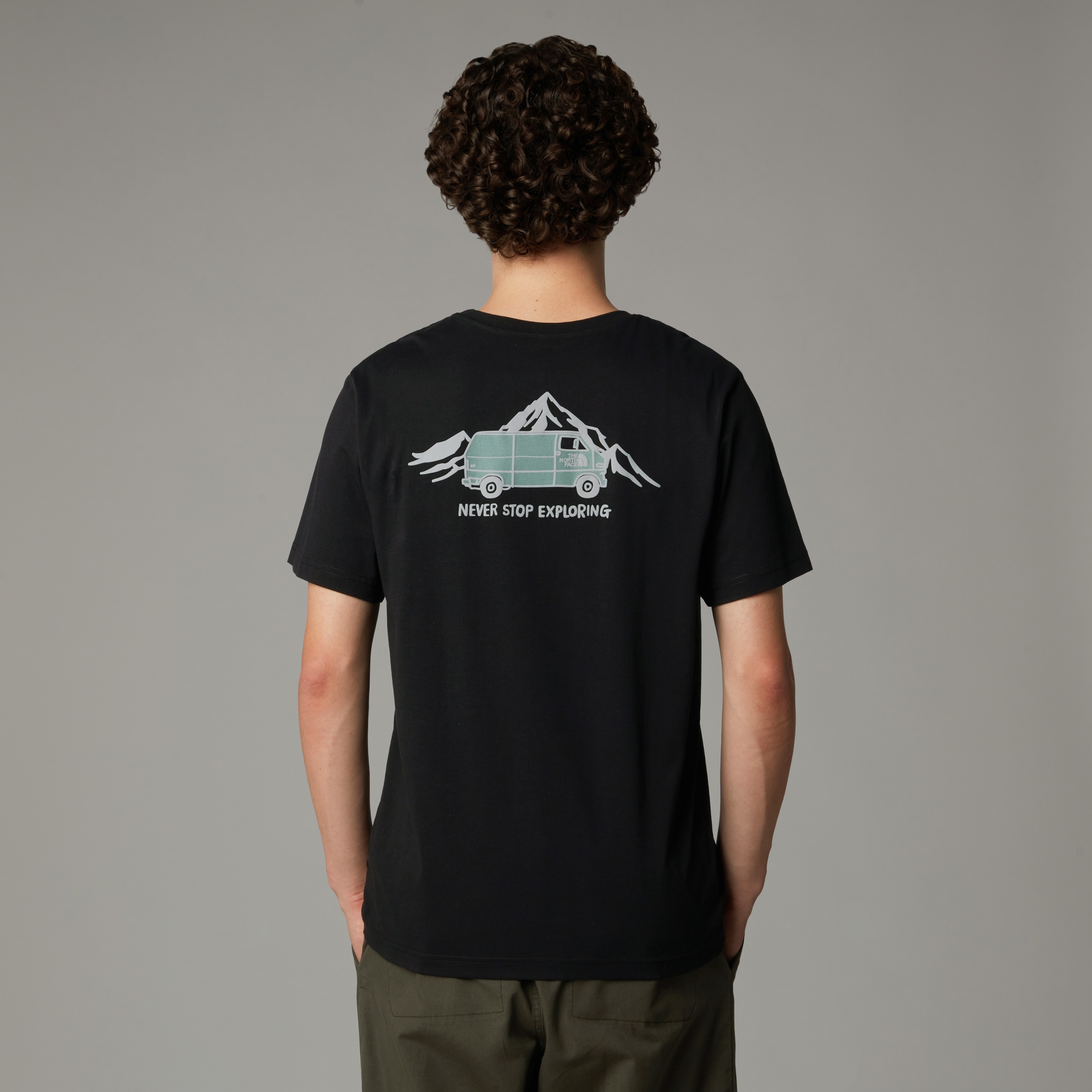 THE NORTH FACE M SS OUTDOOR GRAPHIC TEE TNF BLACK – Bild 3