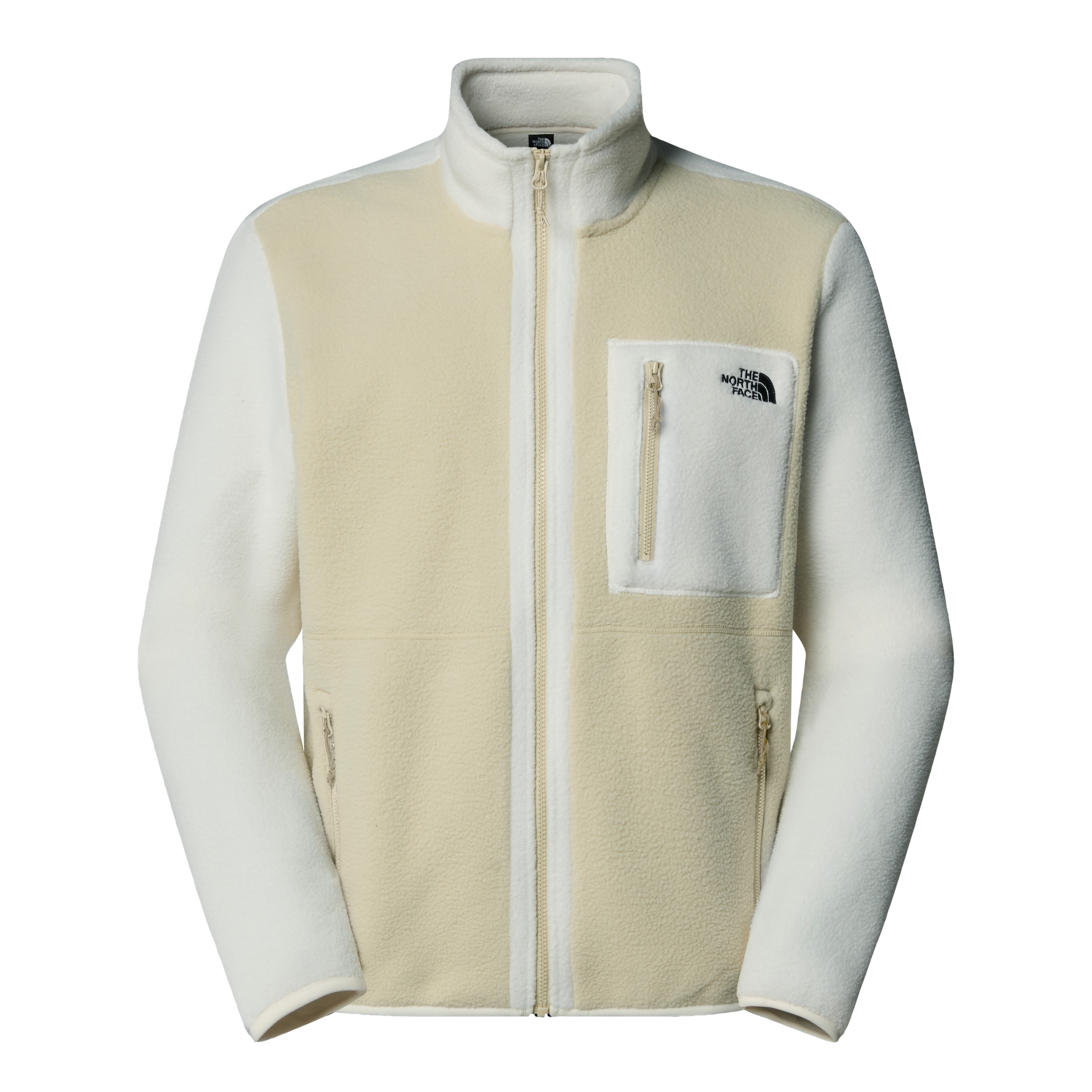 THE NORTH FACE M YUMIORI FULL ZIP GRAVEL-WHITE DUNE-GRAPE