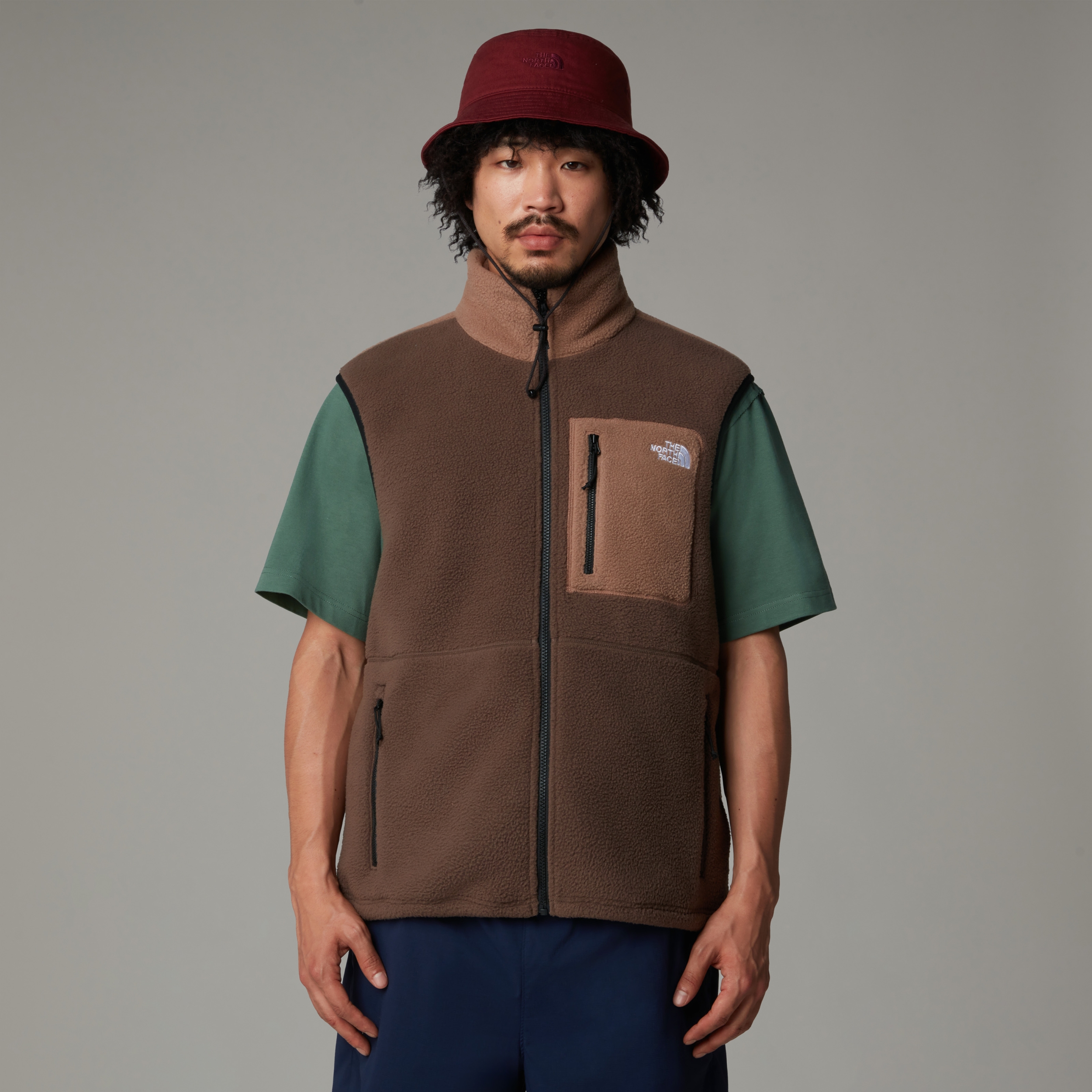 THE NORTH FACE M YUMIORI VEST SMOKEY BROWN-LATTE – Bild 3