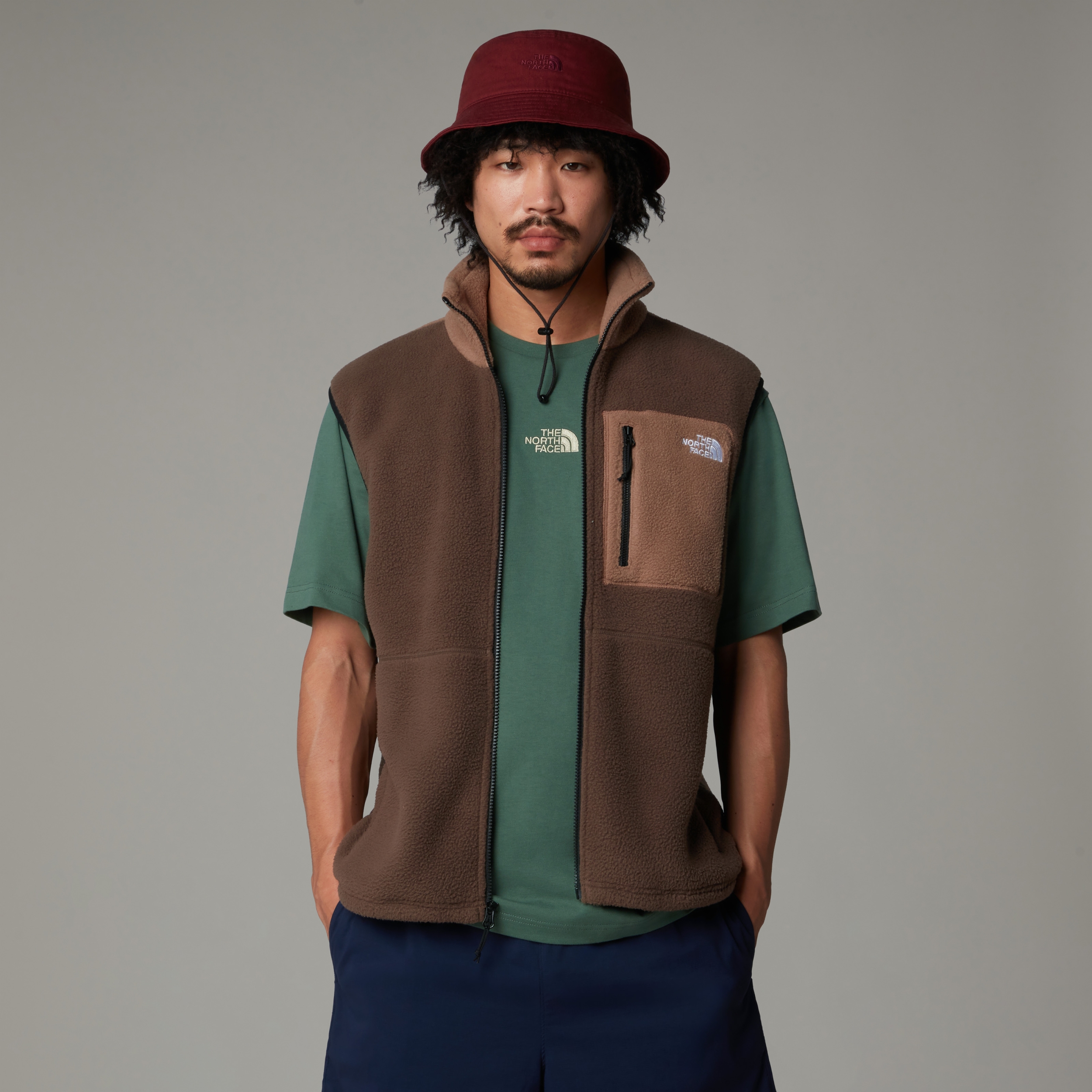 THE NORTH FACE M YUMIORI VEST SMOKEY BROWN-LATTE – Bild 6