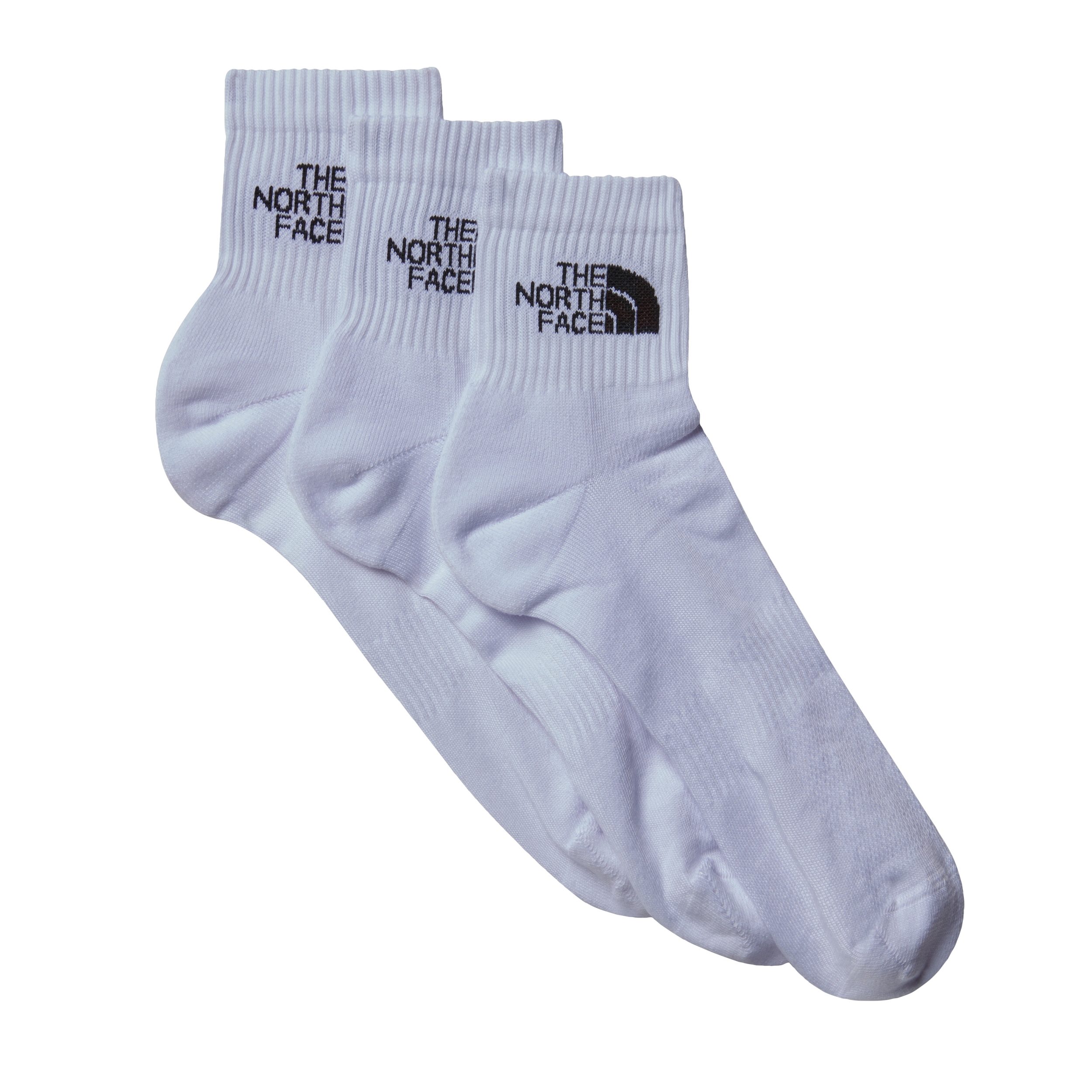 THE NORTH FACE MULTI SPORT CUSH QUARTER SOCK 3P TNF WHITE