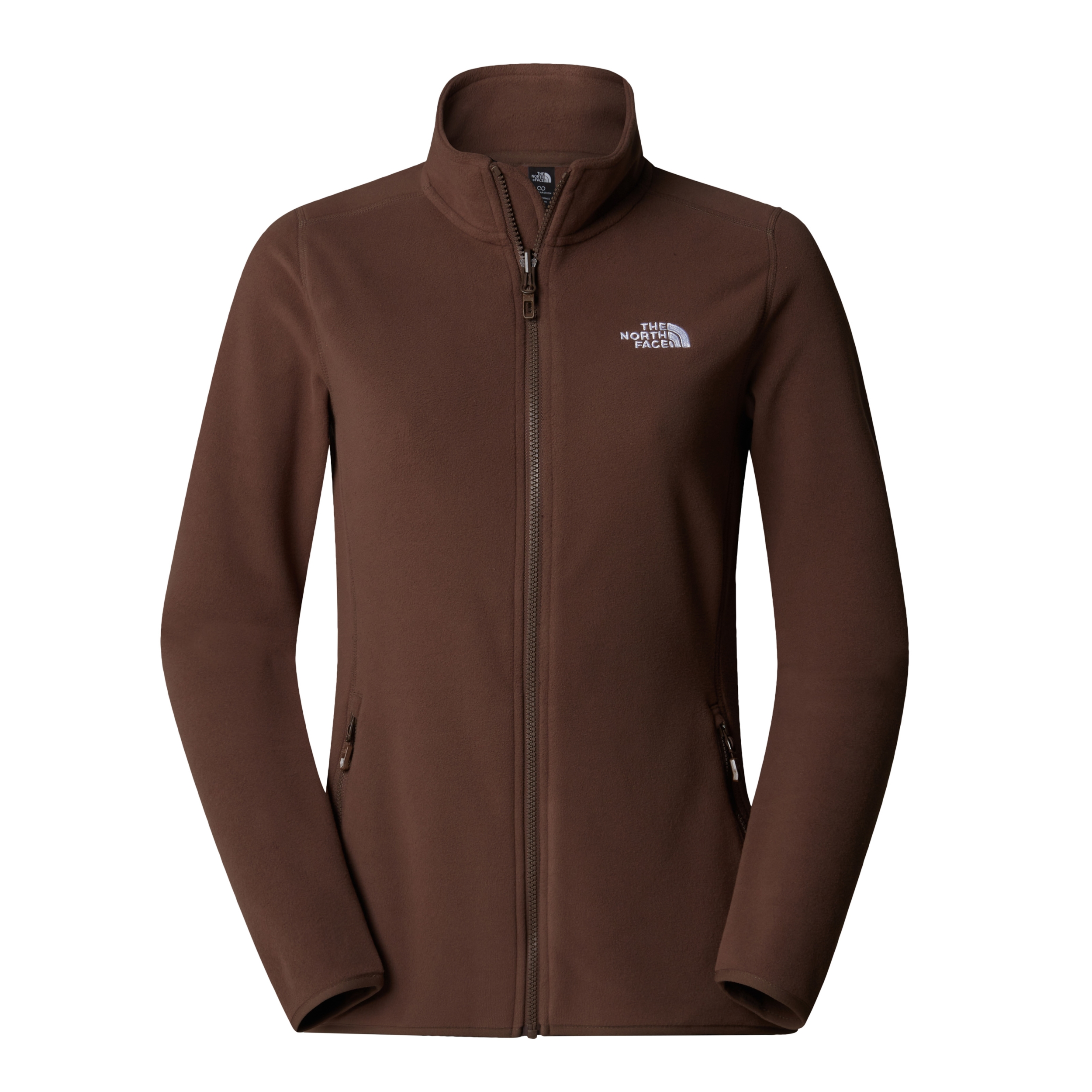 THE NORTH FACE W 100 GLACIER FZ - EU SMOKEY BROWN