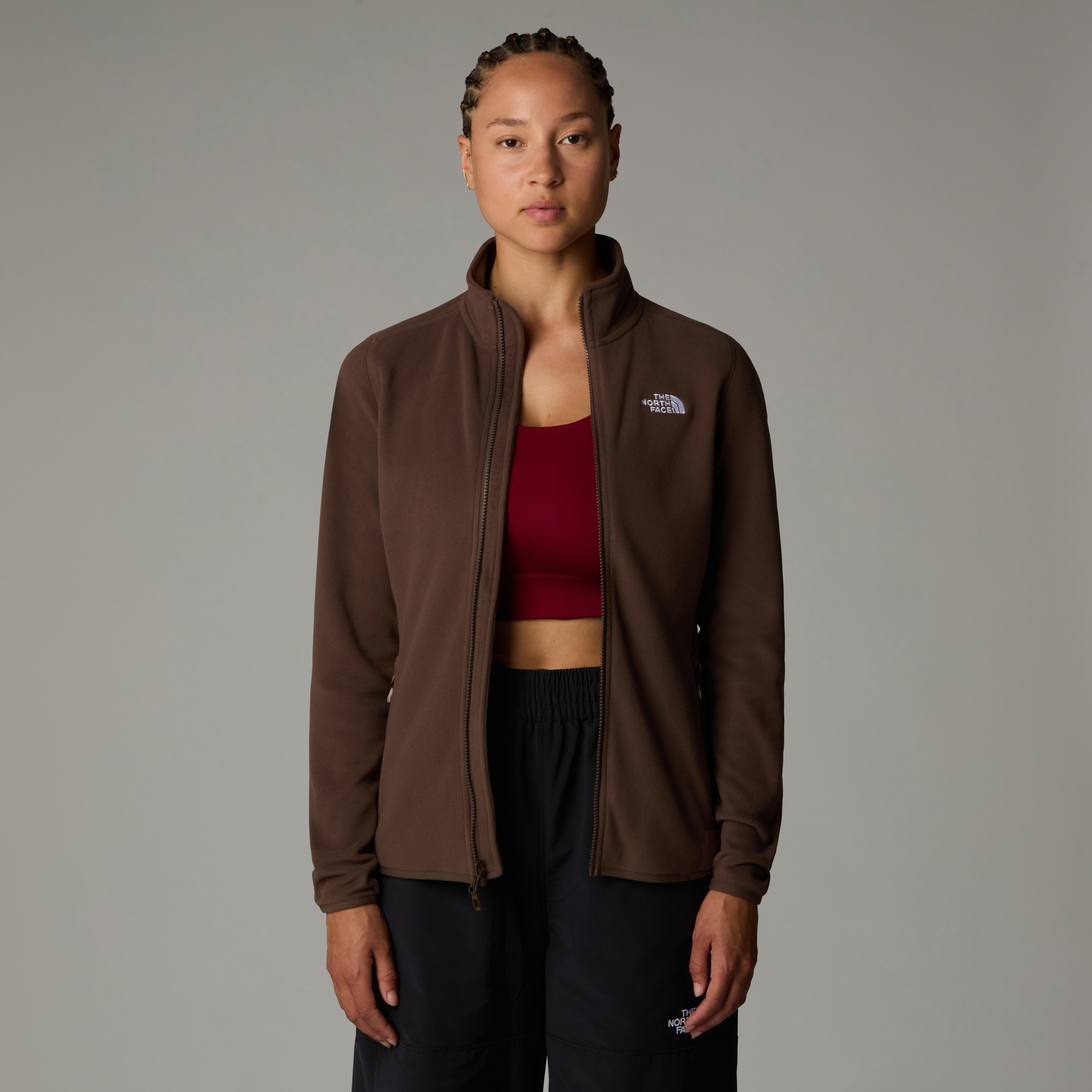 THE NORTH FACE W 100 GLACIER FZ - EU SMOKEY BROWN – Bild 5