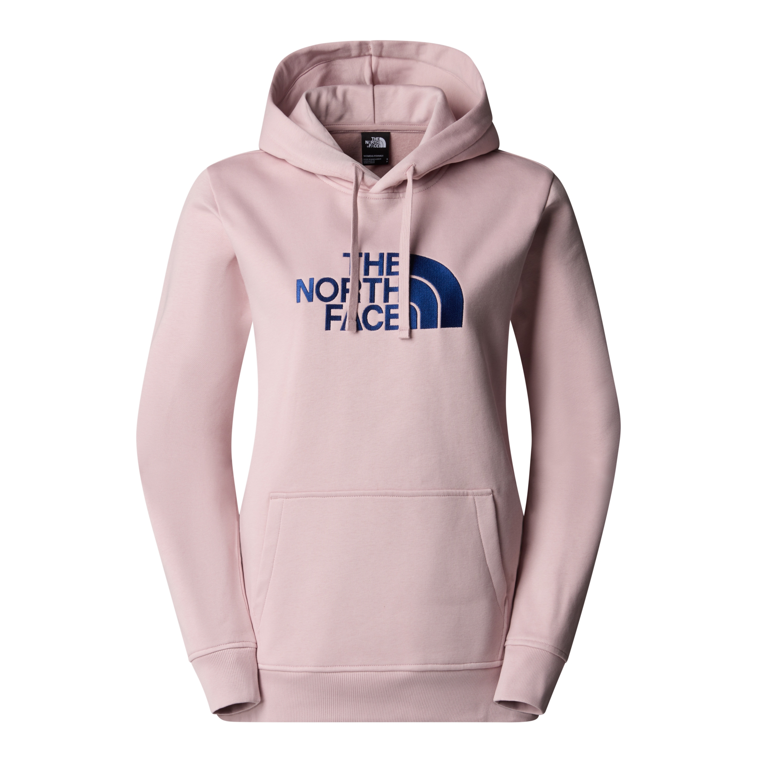 THE NORTH FACE W DREW PEAK PULLOVER HOODIE METAL PINK/ESTATE BLUE