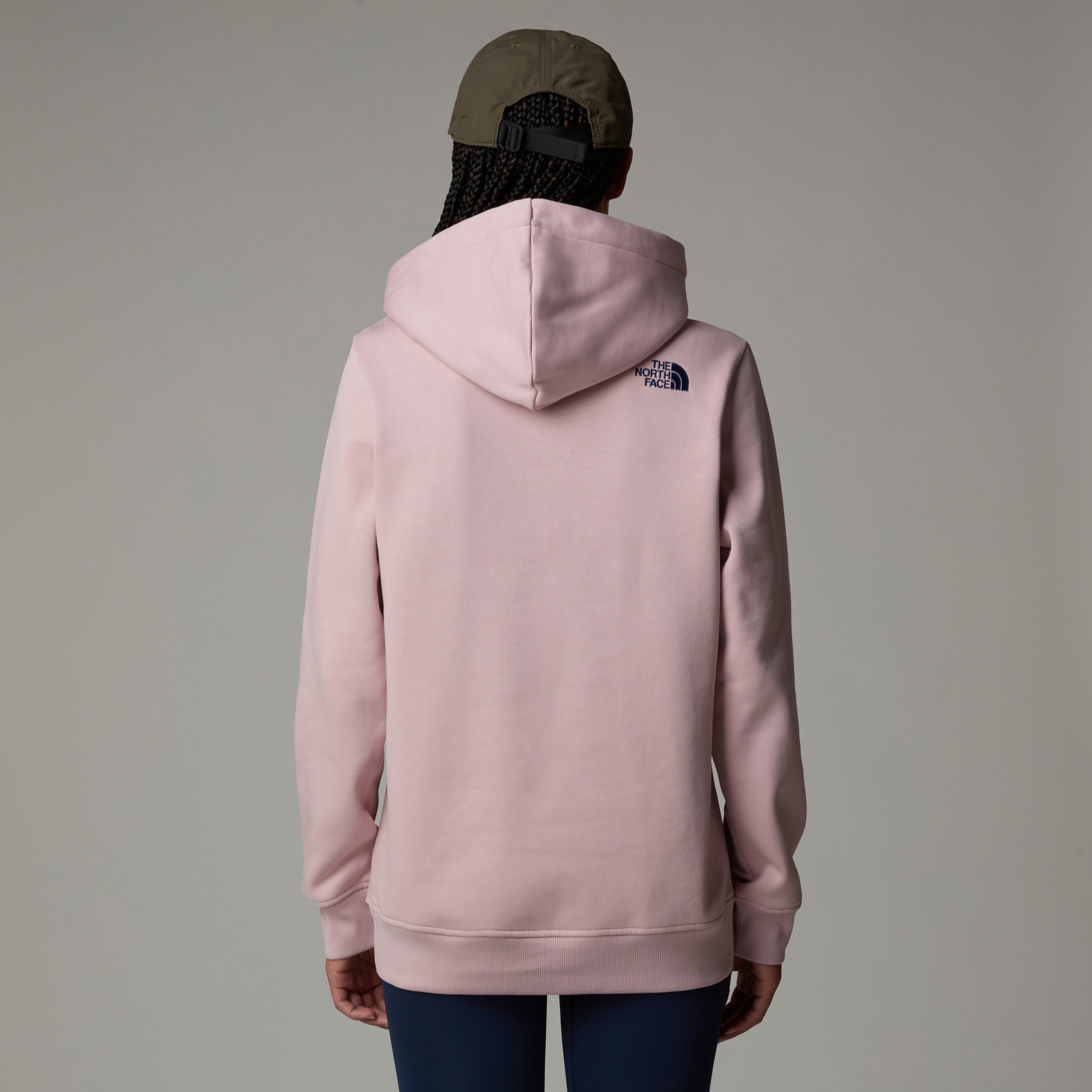 THE NORTH FACE W DREW PEAK PULLOVER HOODIE METAL PINK/ESTATE BLUE – Bild 4