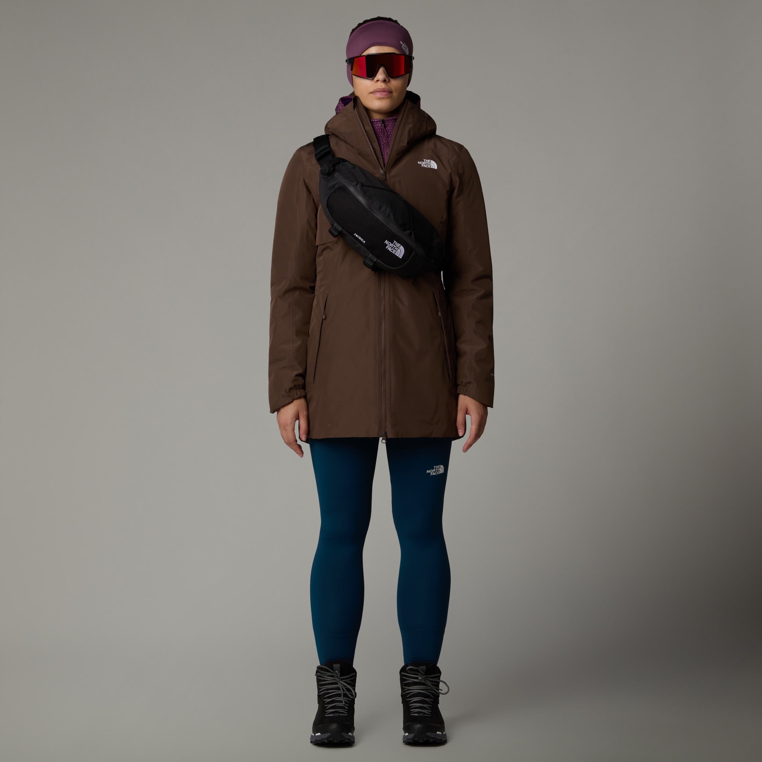 THE NORTH FACE W HIKESTELLER INSULATED PARKA SMOKEY BROWN – Bild 3