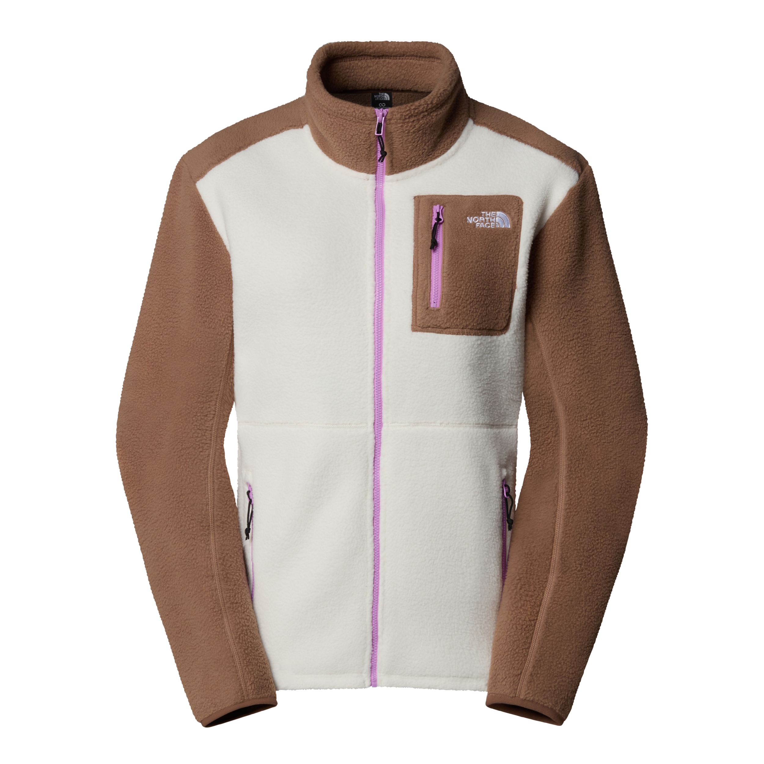 THE NORTH FACE W YUMIORI FULL ZIP WHITE DUNE-LATTE-VIBRAN