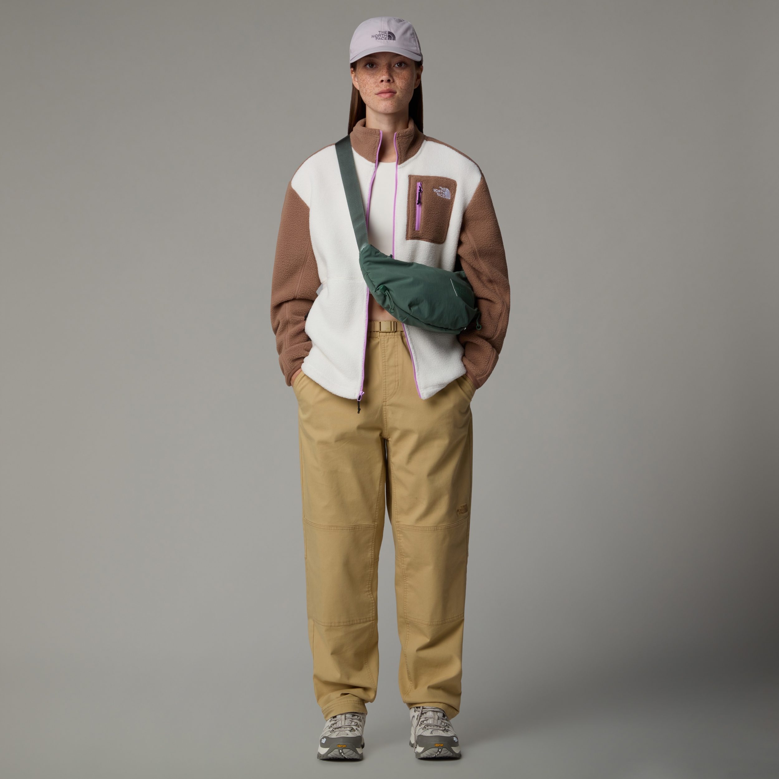 THE NORTH FACE W YUMIORI FULL ZIP WHITE DUNE-LATTE-VIBRAN – Bild 5