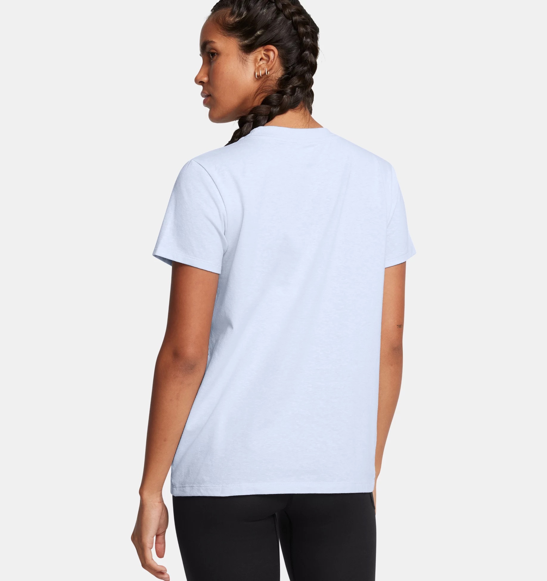 UNDER ARMOUR UA RIVAL CORE SS NIMBUS BLUE – Bild 4