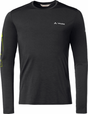 VAUDE Me Monviso Wool LS T-Shirt BLACK UNI