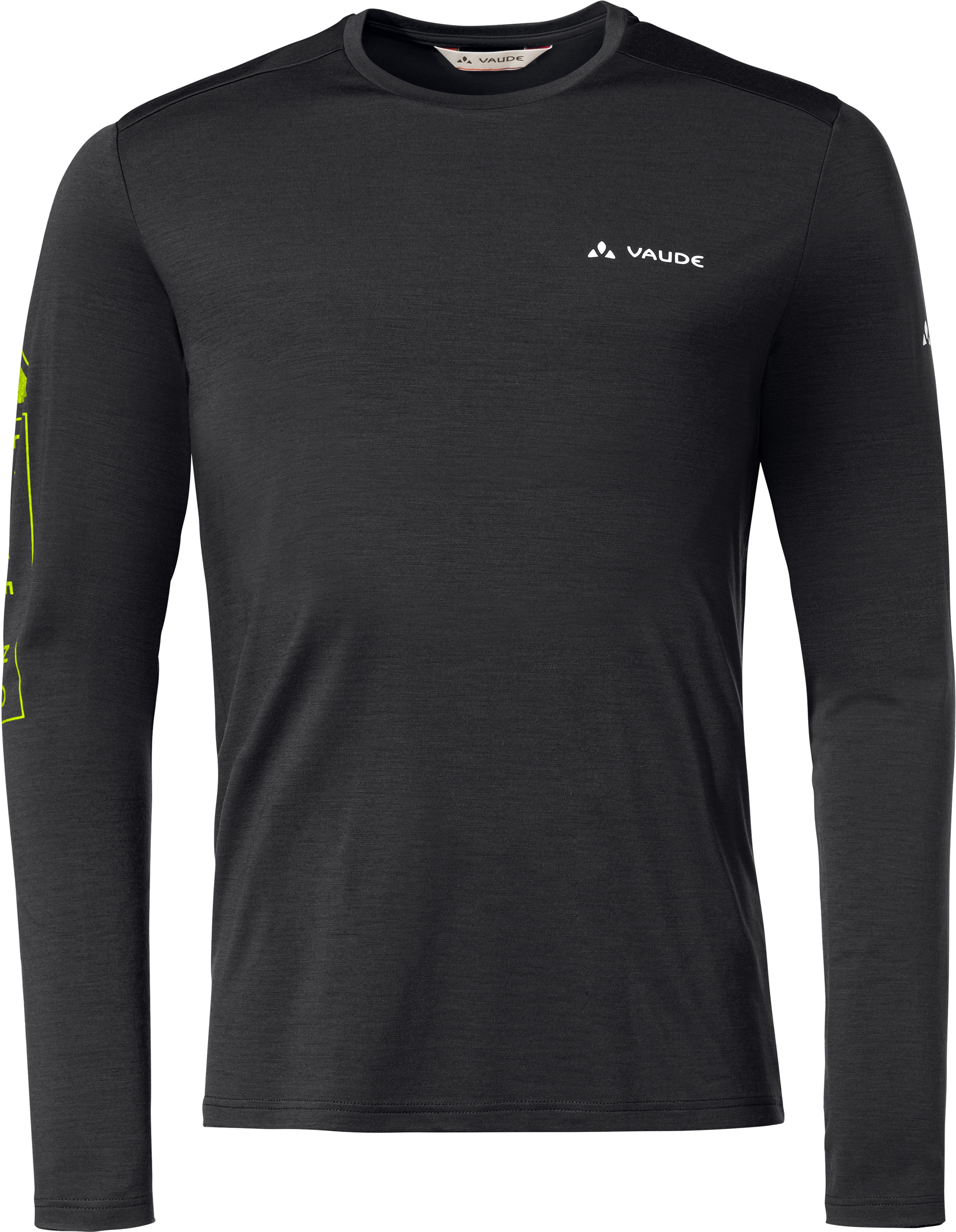 VAUDE Me Monviso Wool LS T-Shirt BLACK UNI